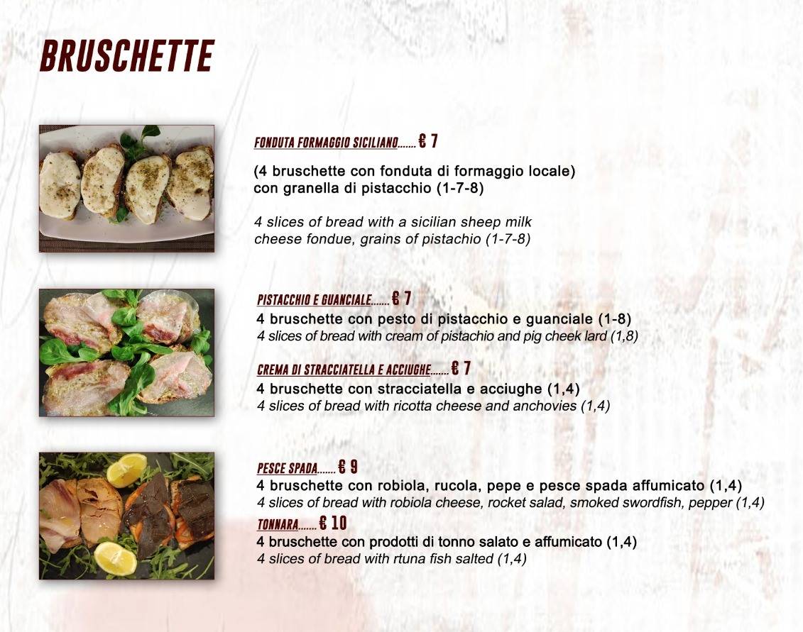 Menu di Winehouse 