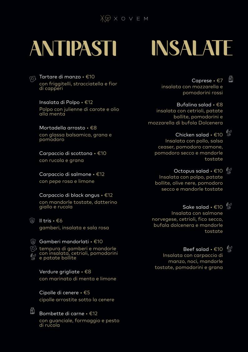 Menu di X-OVEM Cafe/Drink/Food 