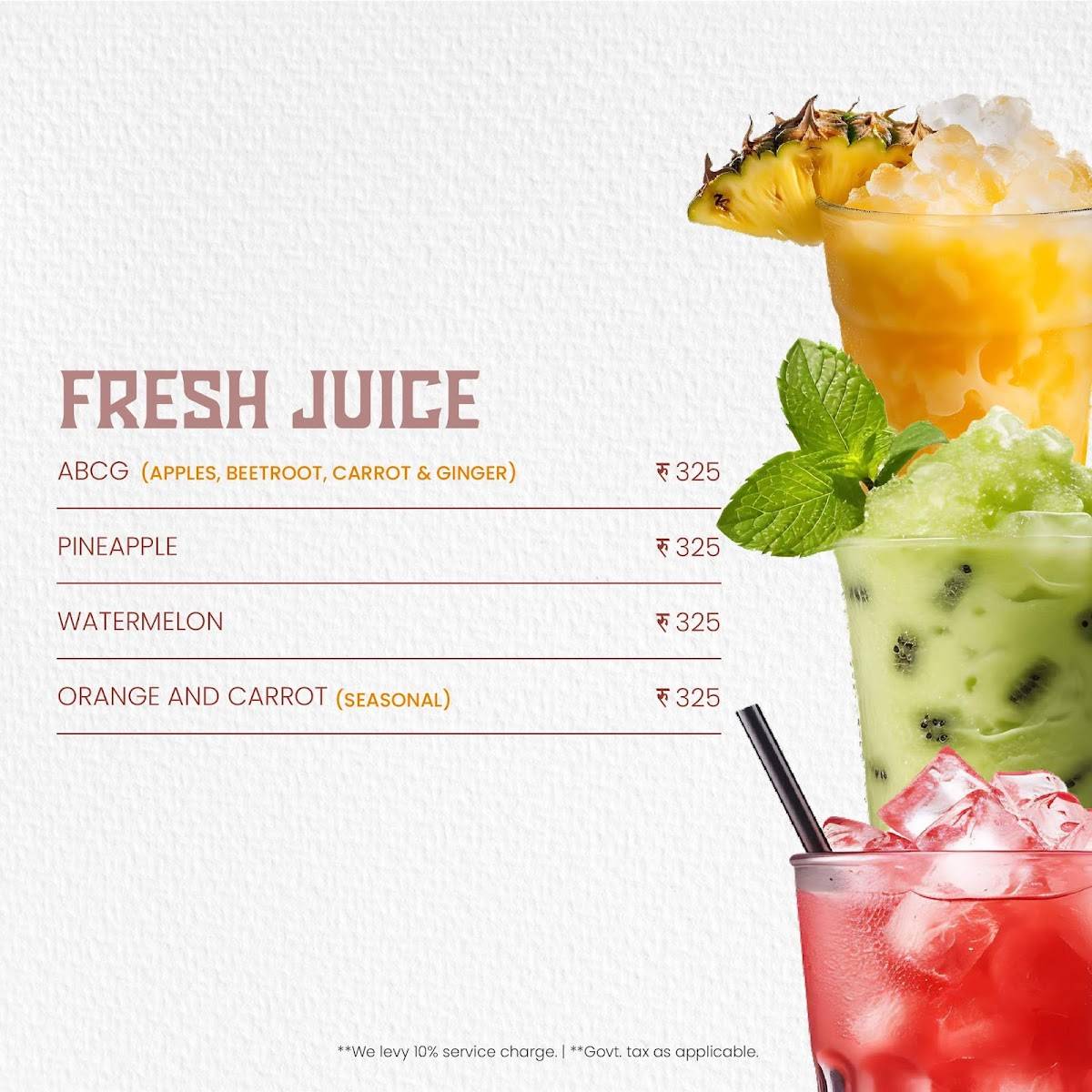 Yeti - The Himalayan Kitchen, Cyber Hub menu