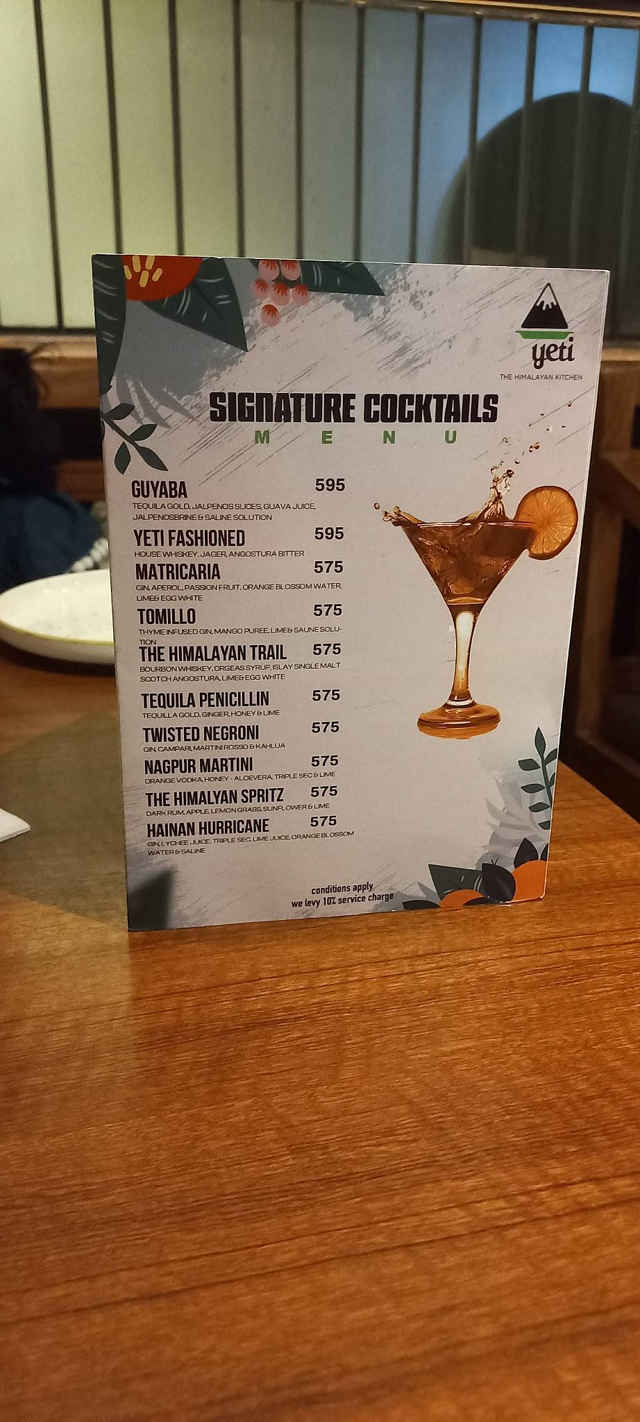 Yeti - The Himalayan Kitchen menu