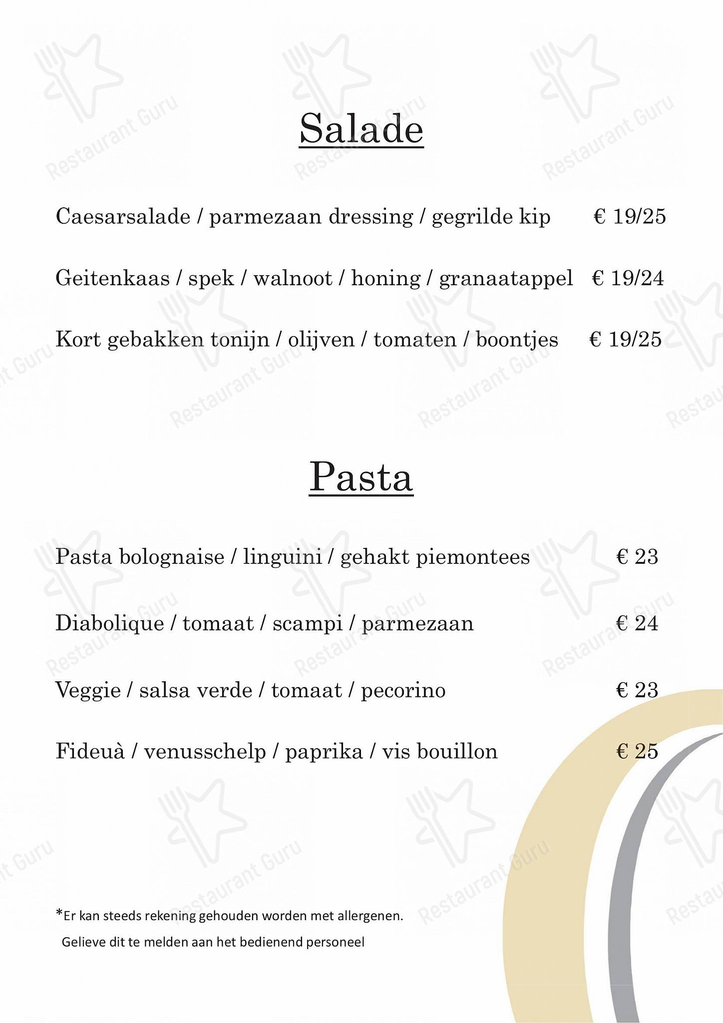 Menu pour Restaurant Condacum - Wine Menu