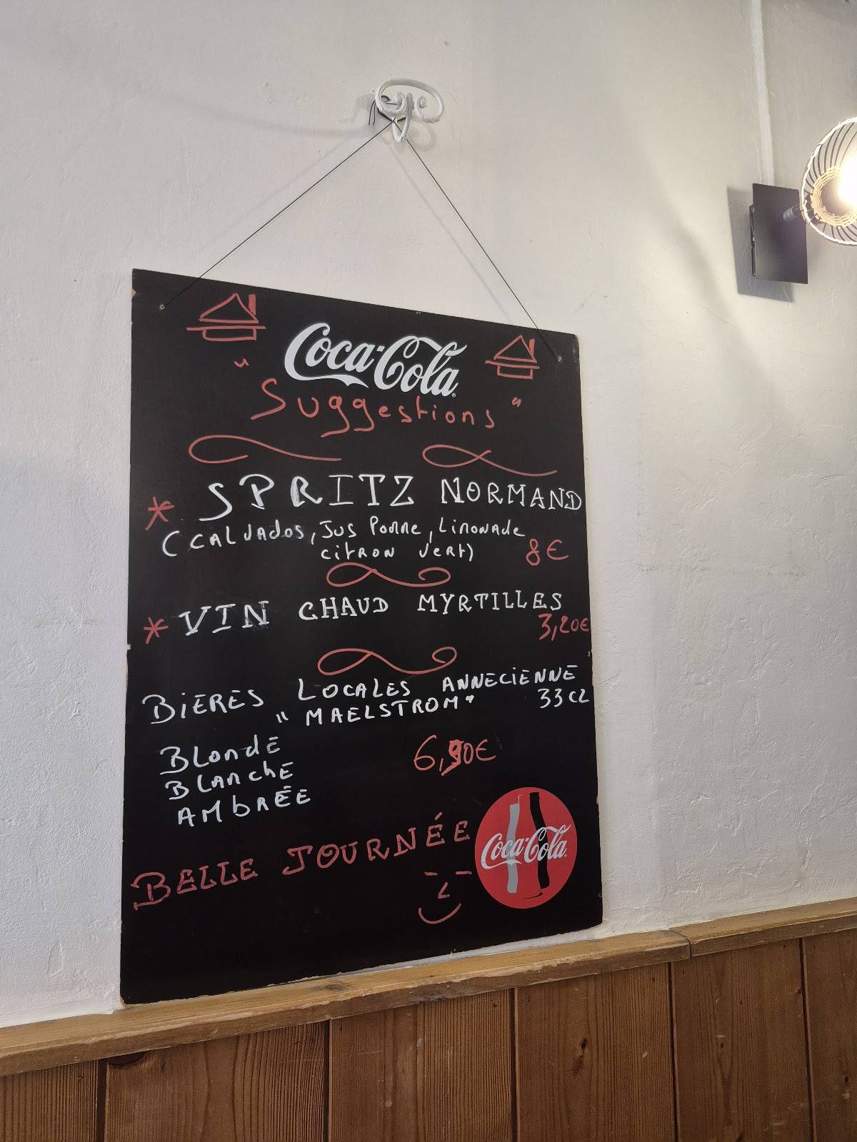 Menu de chez Frantz