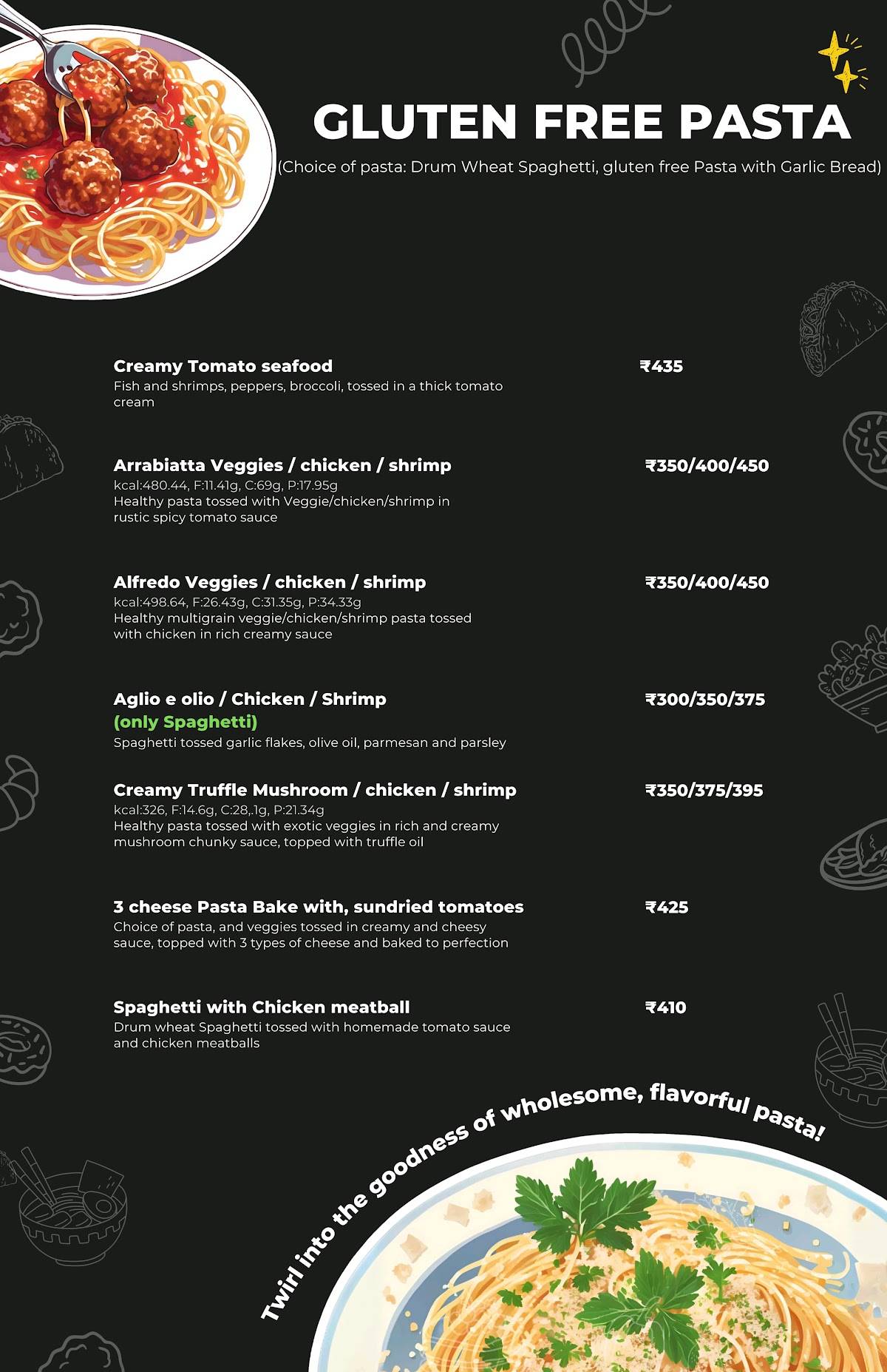 daCALORIES - healthy diet food restaurant menu