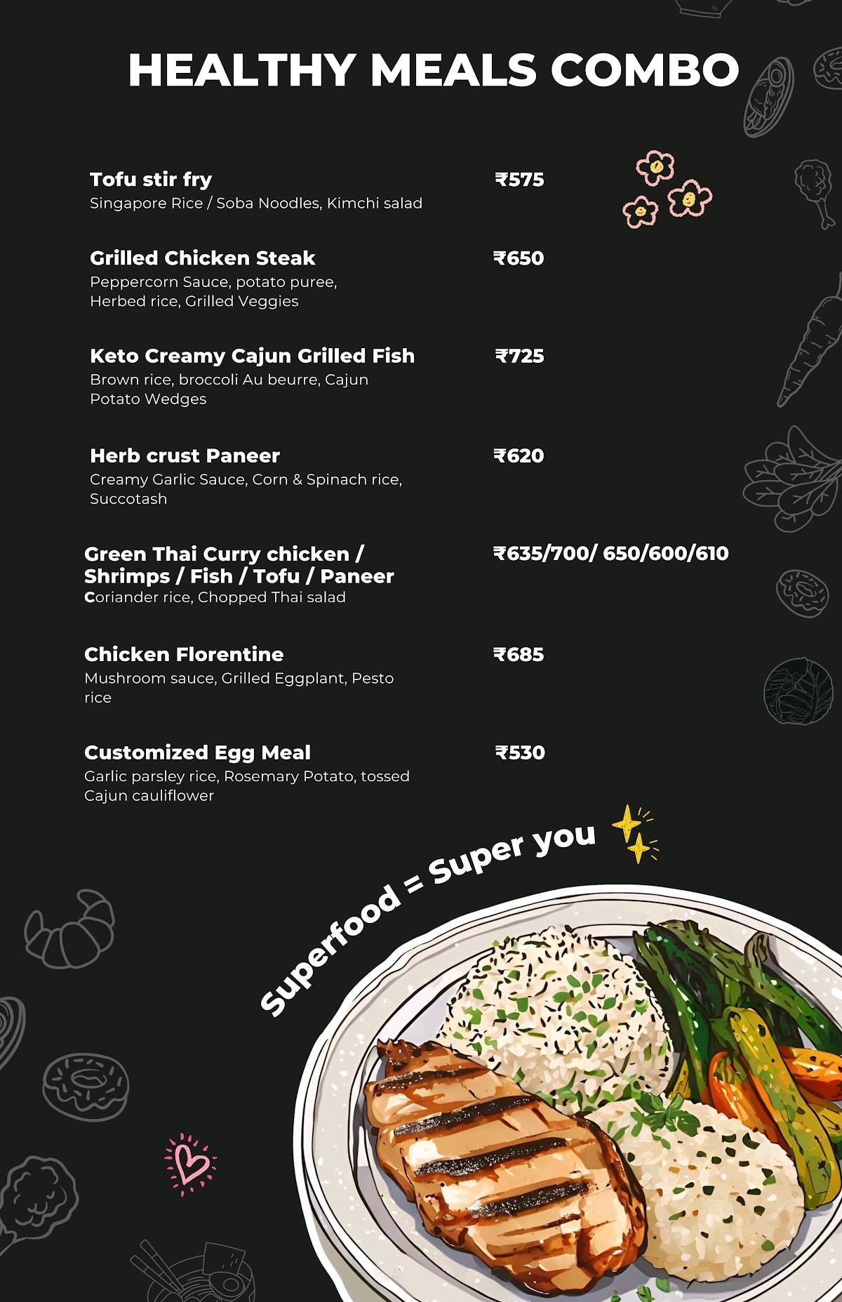 daCALORIES - healthy diet food restaurant menu