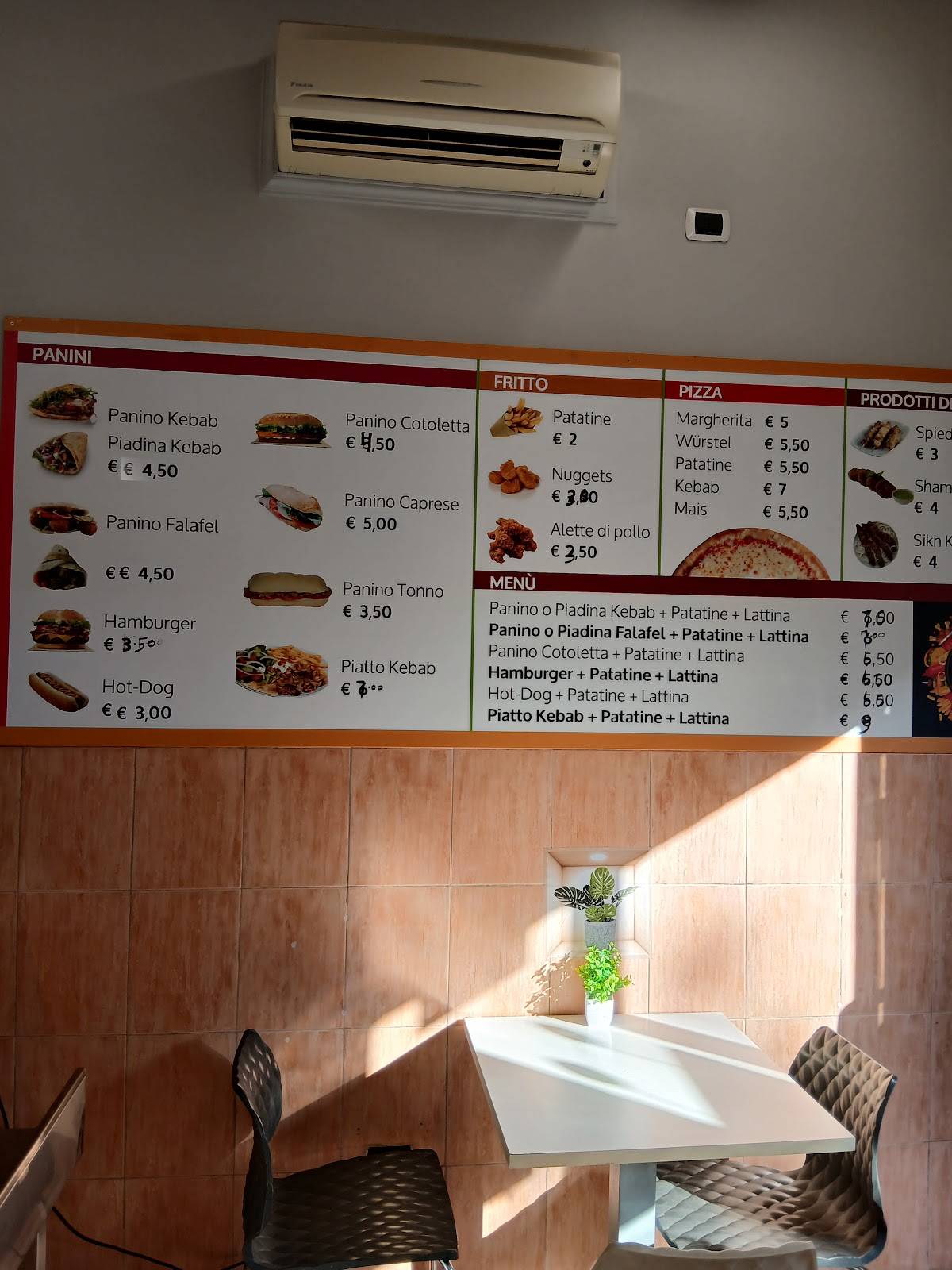 Menu di FERMO FAST FOOD&KEBAB 