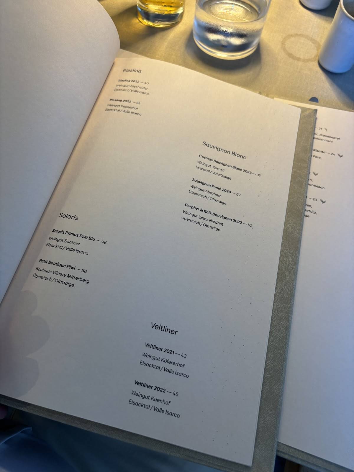 Menu di fink 