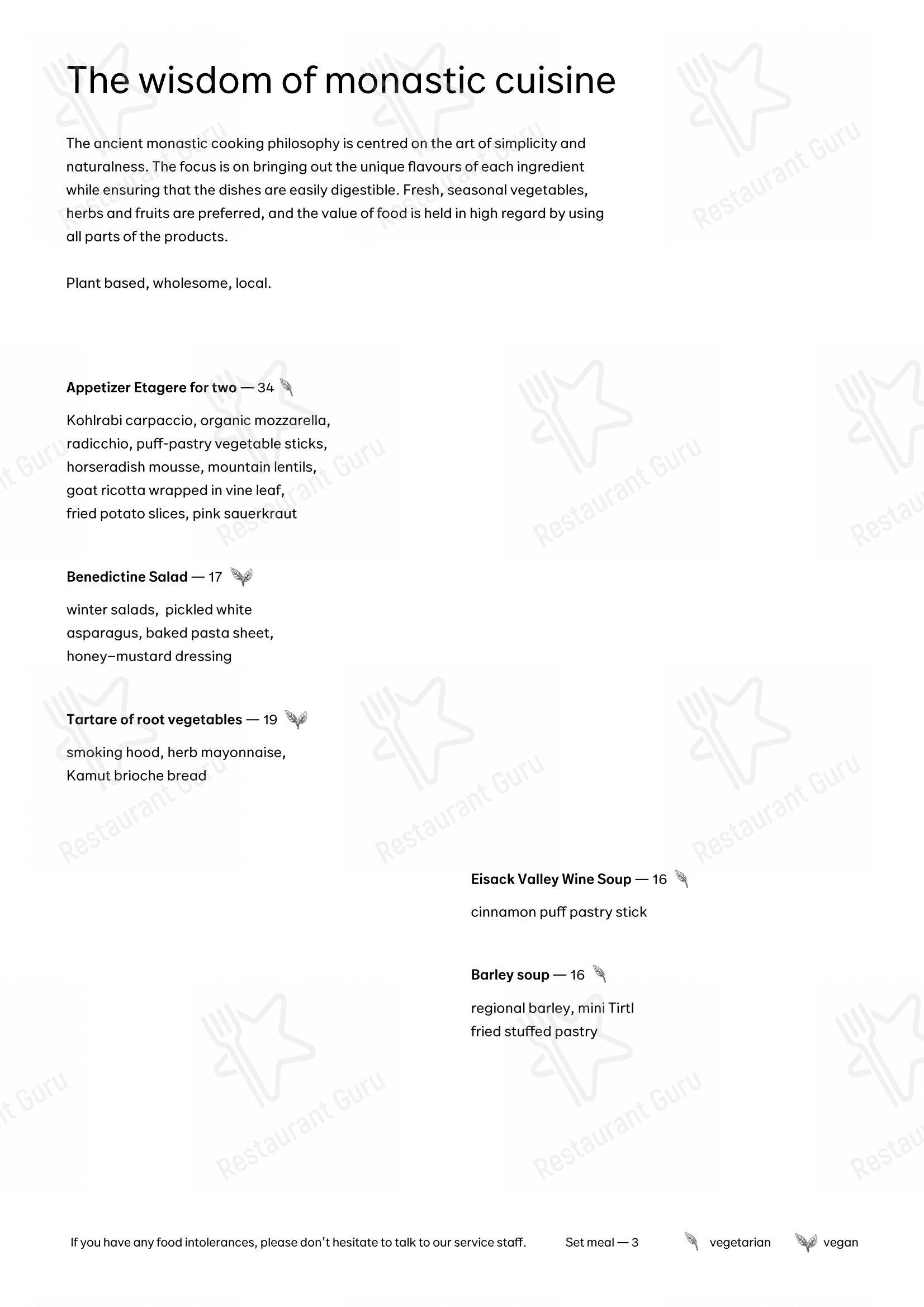 Menu per fink in Bressanone