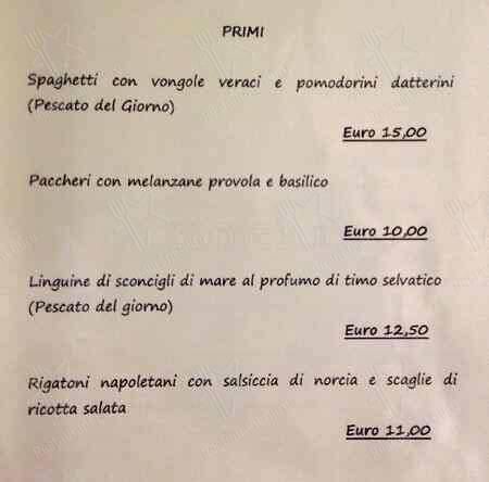 Menu di Mimi 