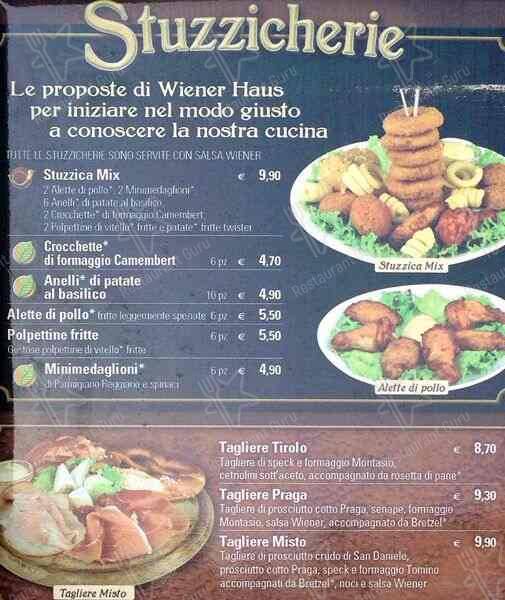 Menu di Wiener Haus Assago 