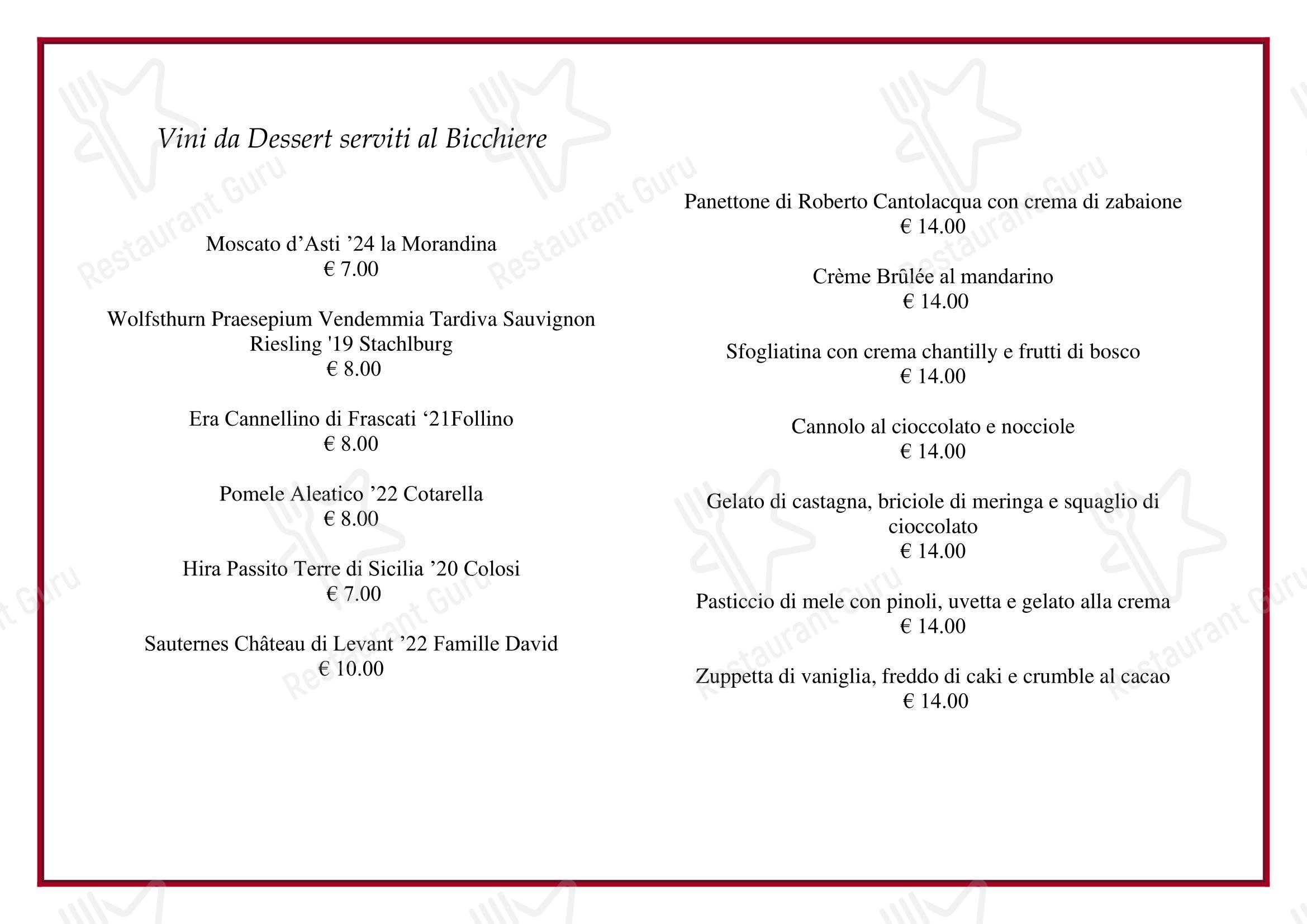 Ristorante al Ceppo in Roma - Ночное меню