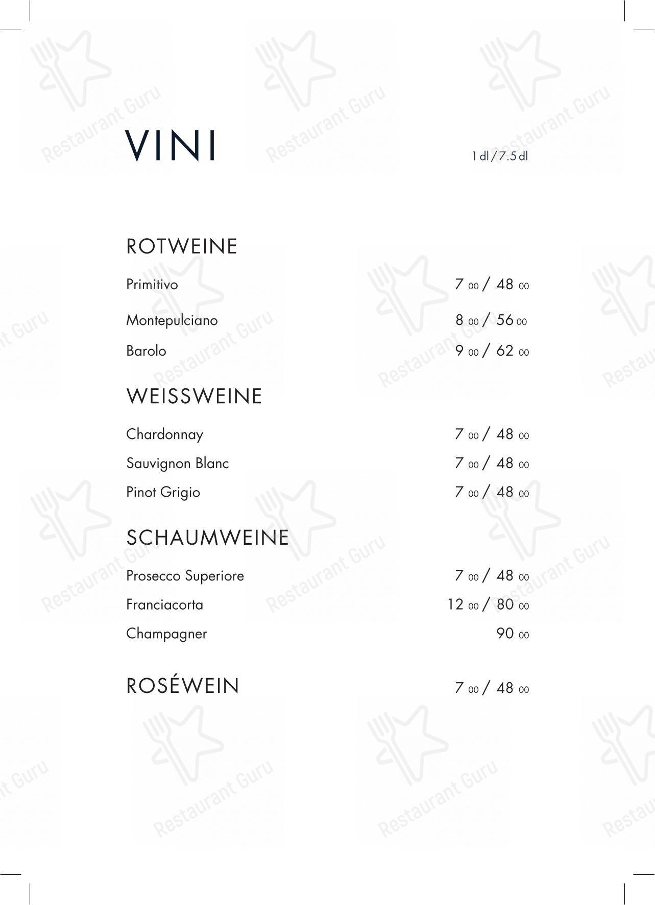 Menu per Café Luna in Basilea