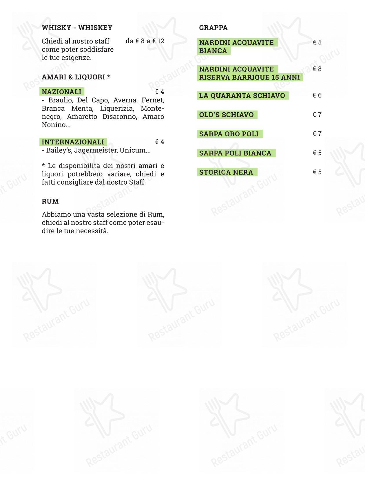 Diemme Spa in Albignasego - Menu