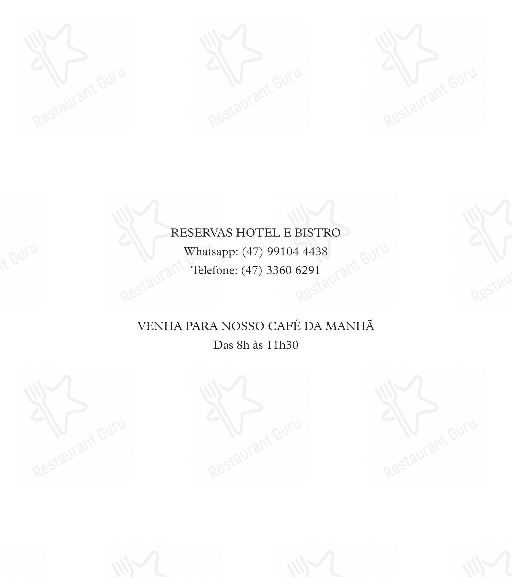 Felissimo Bistrô - Menu