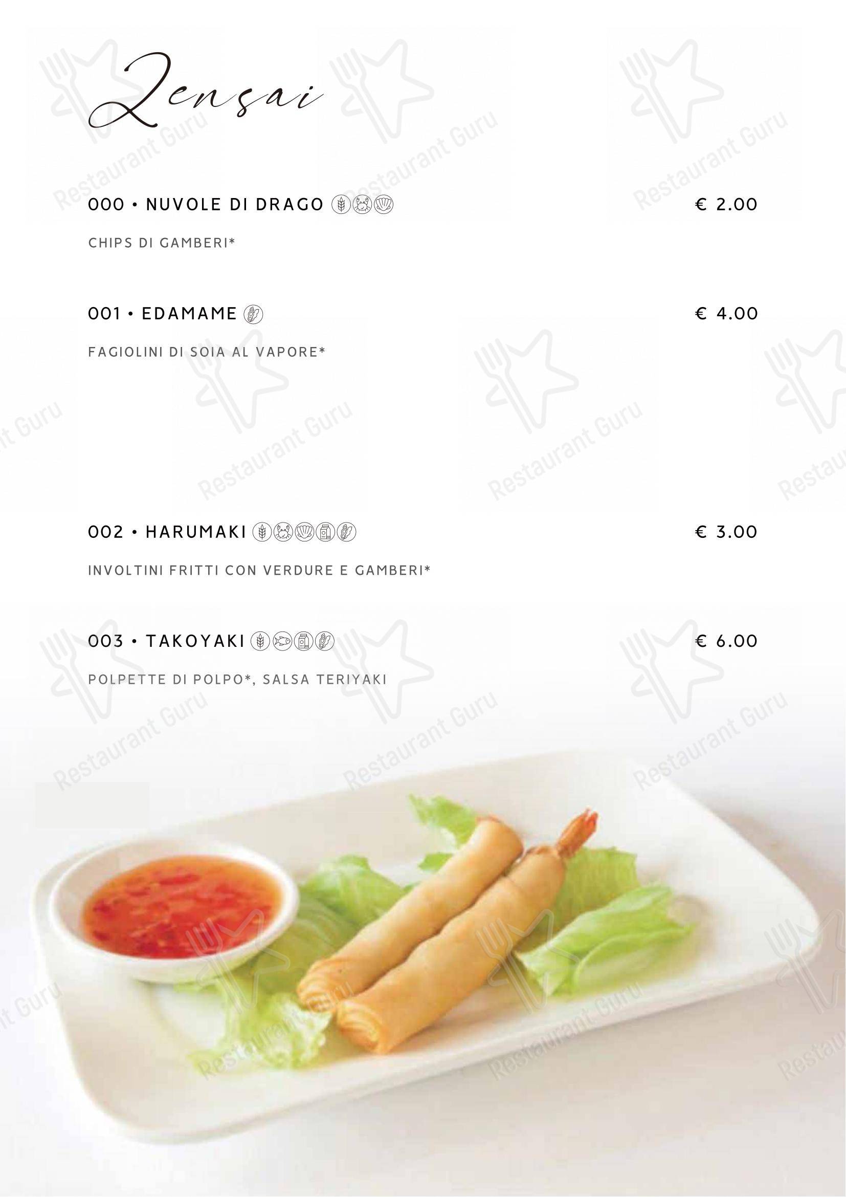 Menu di Gohan - Menu