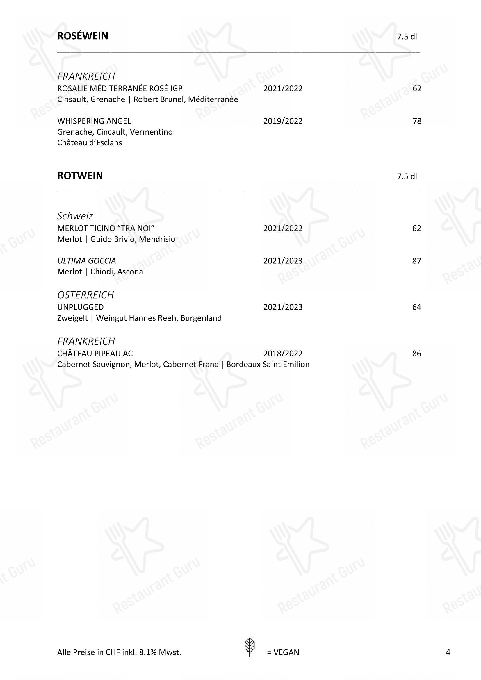 Основное меню per Henry's Restaurant Ihre Eventlocation ristorante
