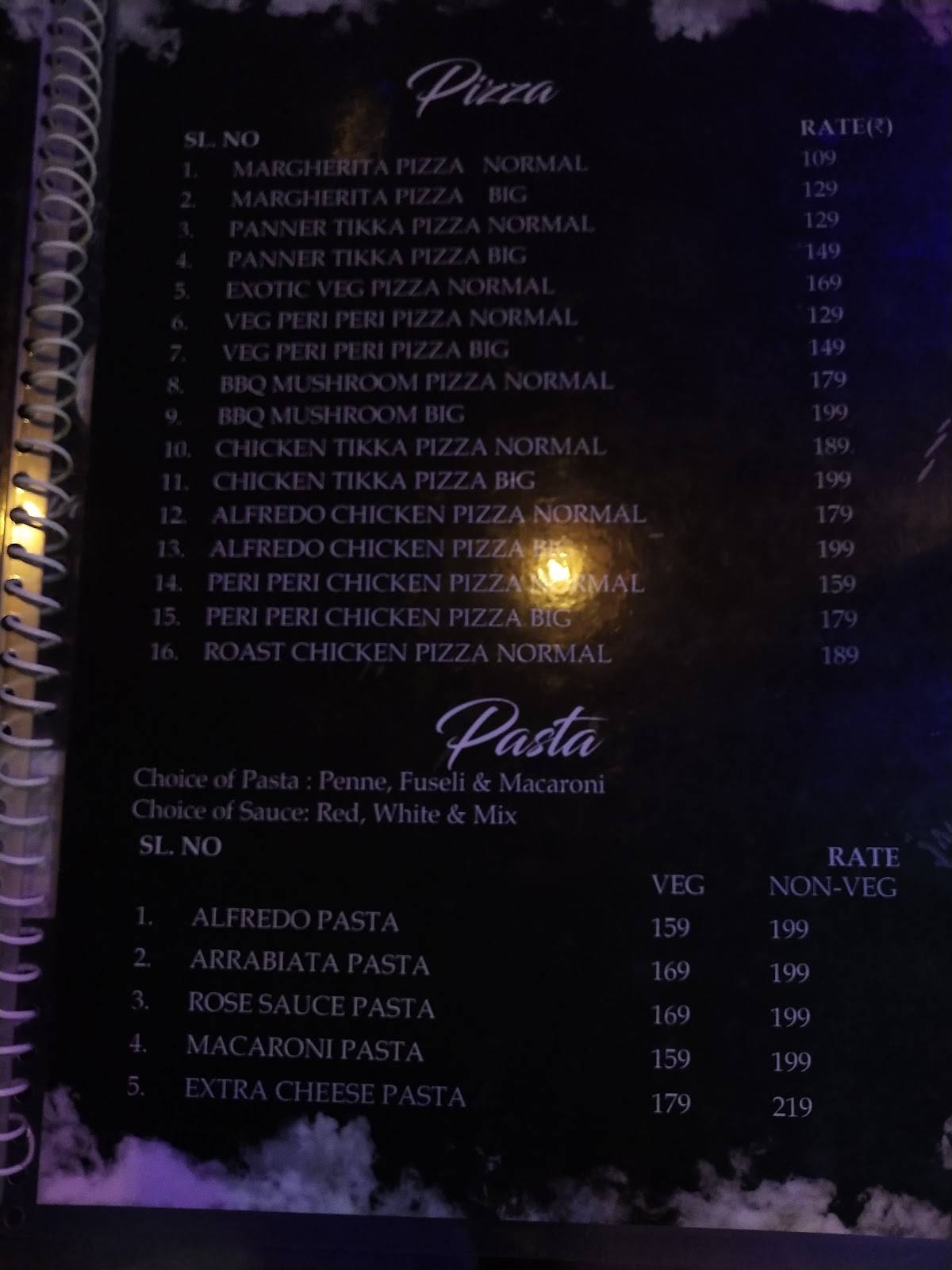 HAPPY CAFE & LOUNGE menu