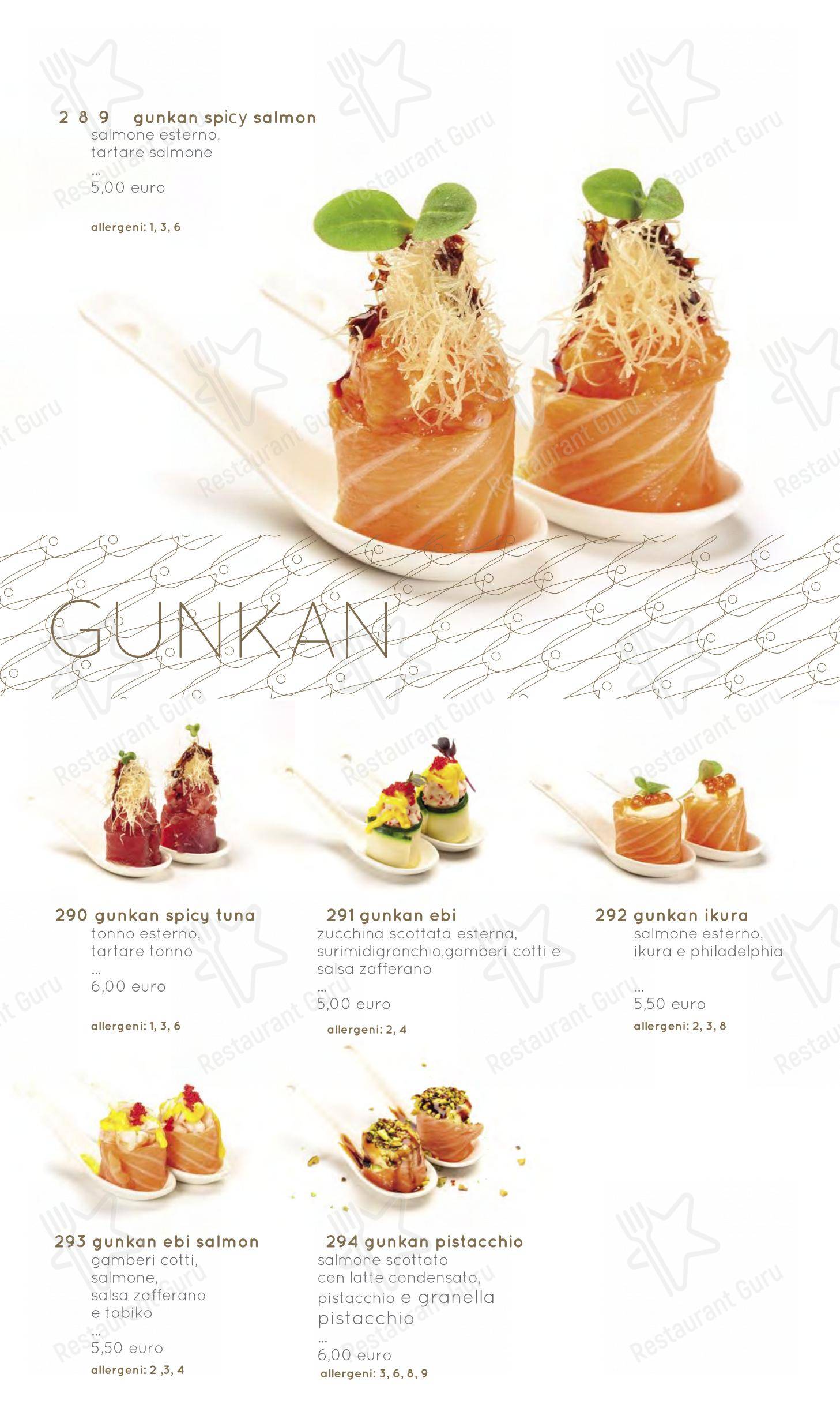 Menu per Moyà Asian Fusion Restaurant in Empoli