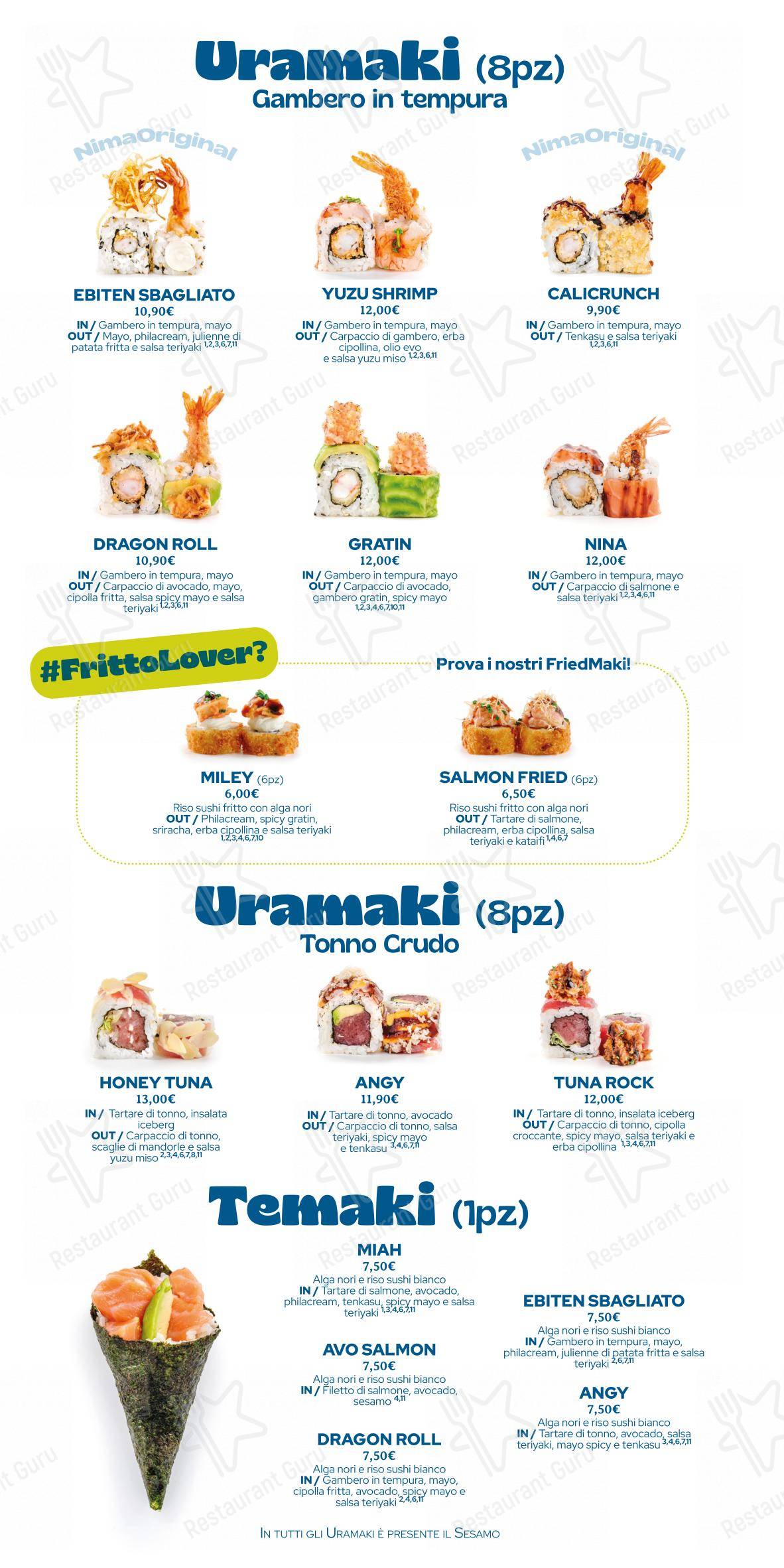 NIMA Sushi in Firenze - Детское