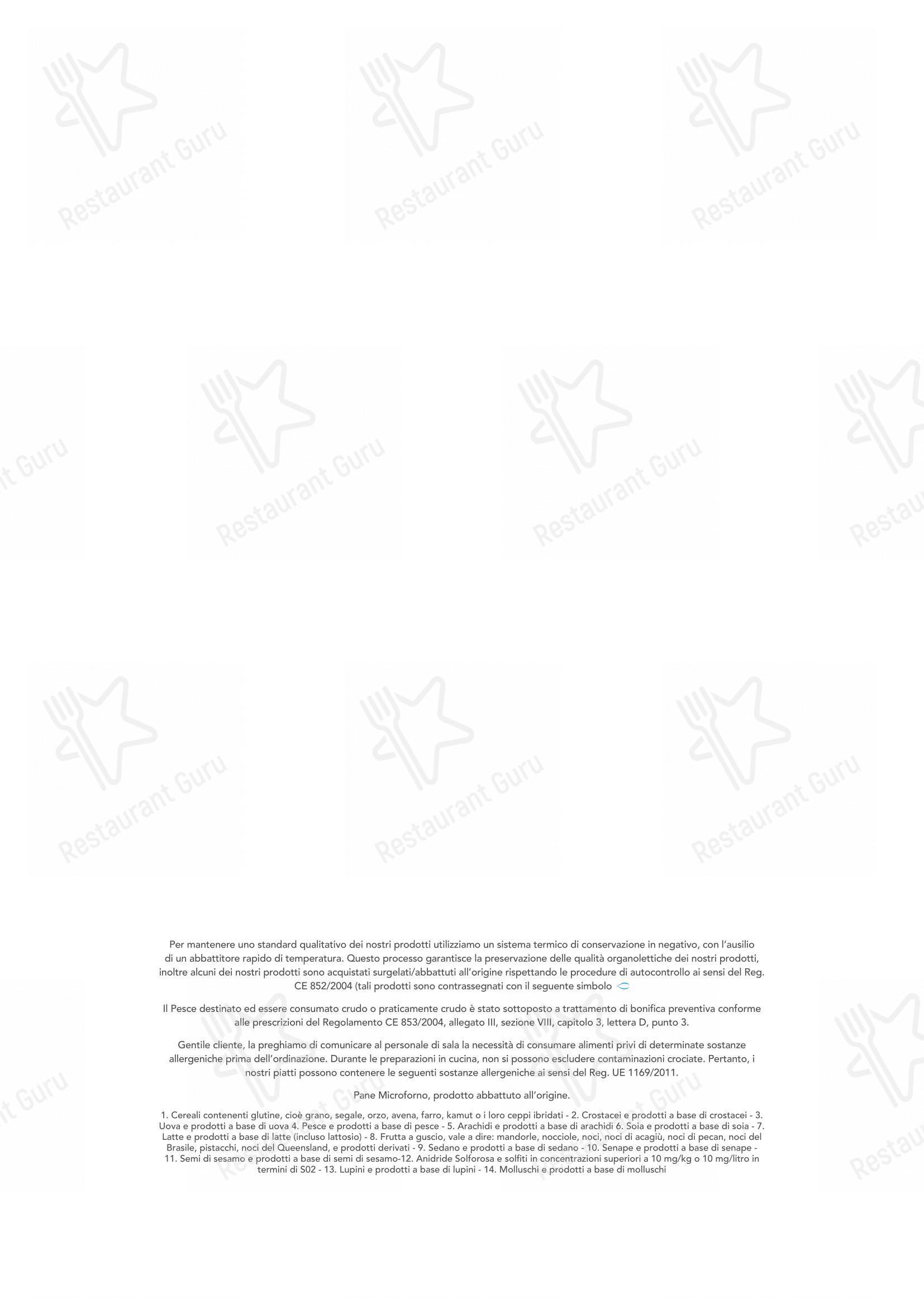 Pascucci al Porticciolo in Fiumicino - Menu