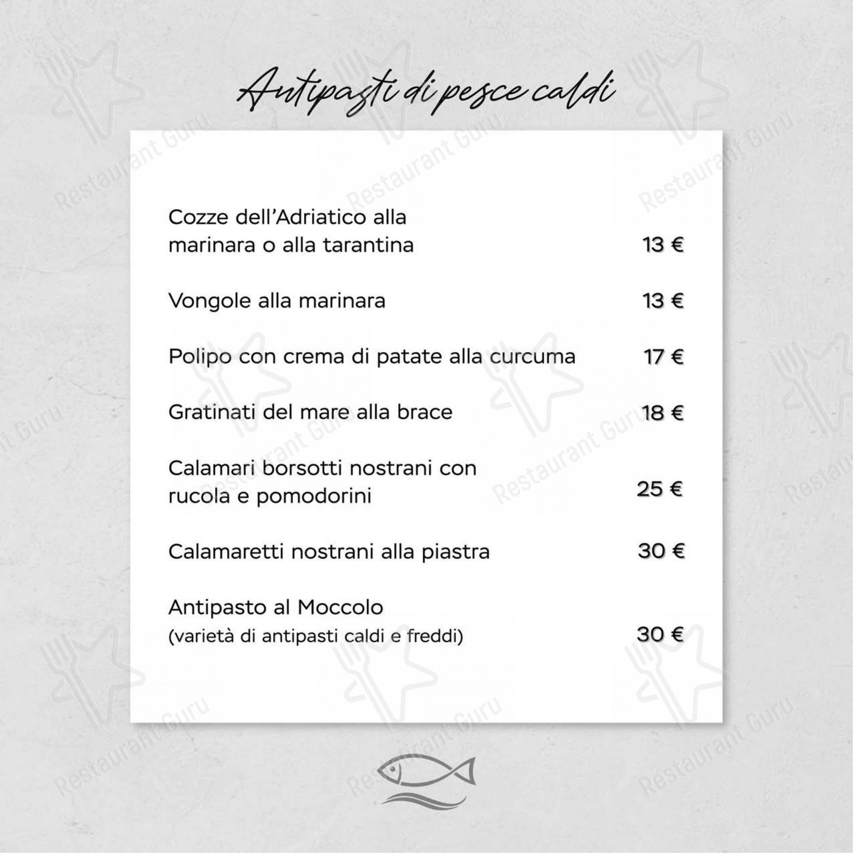 Menu di Ristorante Al Moccolo - 菜单