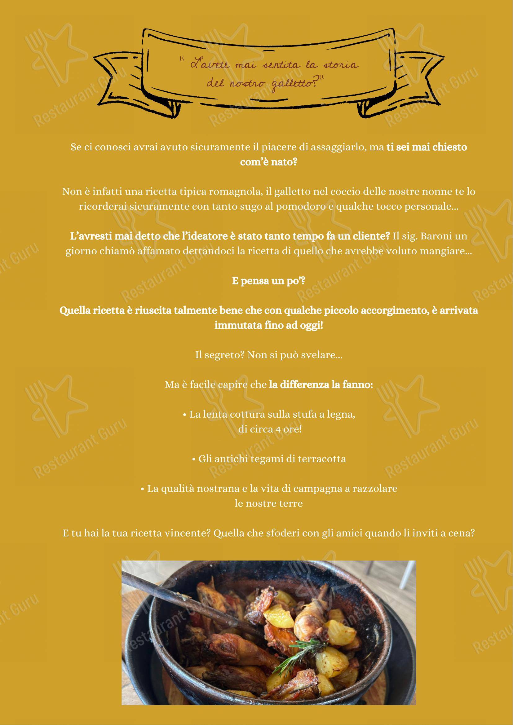 Menu per Ristorante Da Rinaldi ristorante