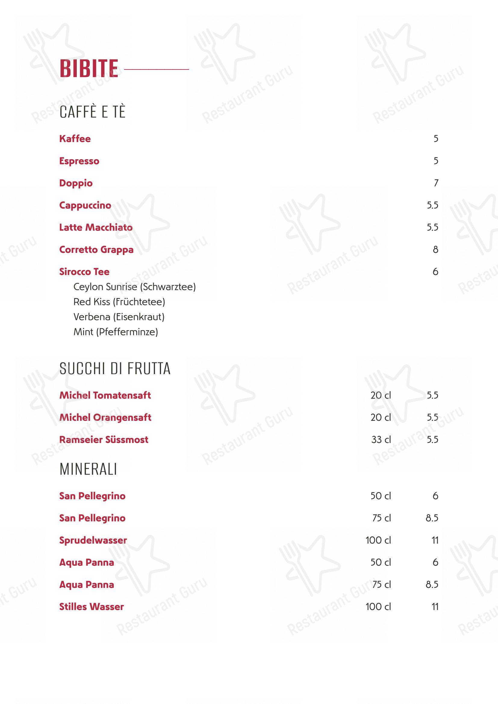 Основное меню per Ristorante Da Roberto ristorante