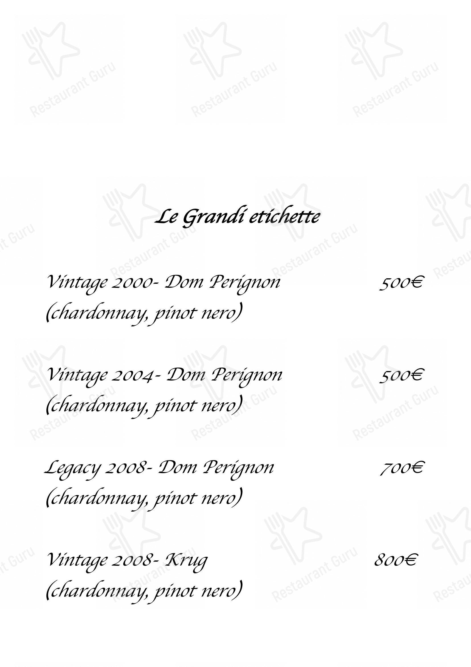 Menu per Ristorante Il Sommelier in Trento