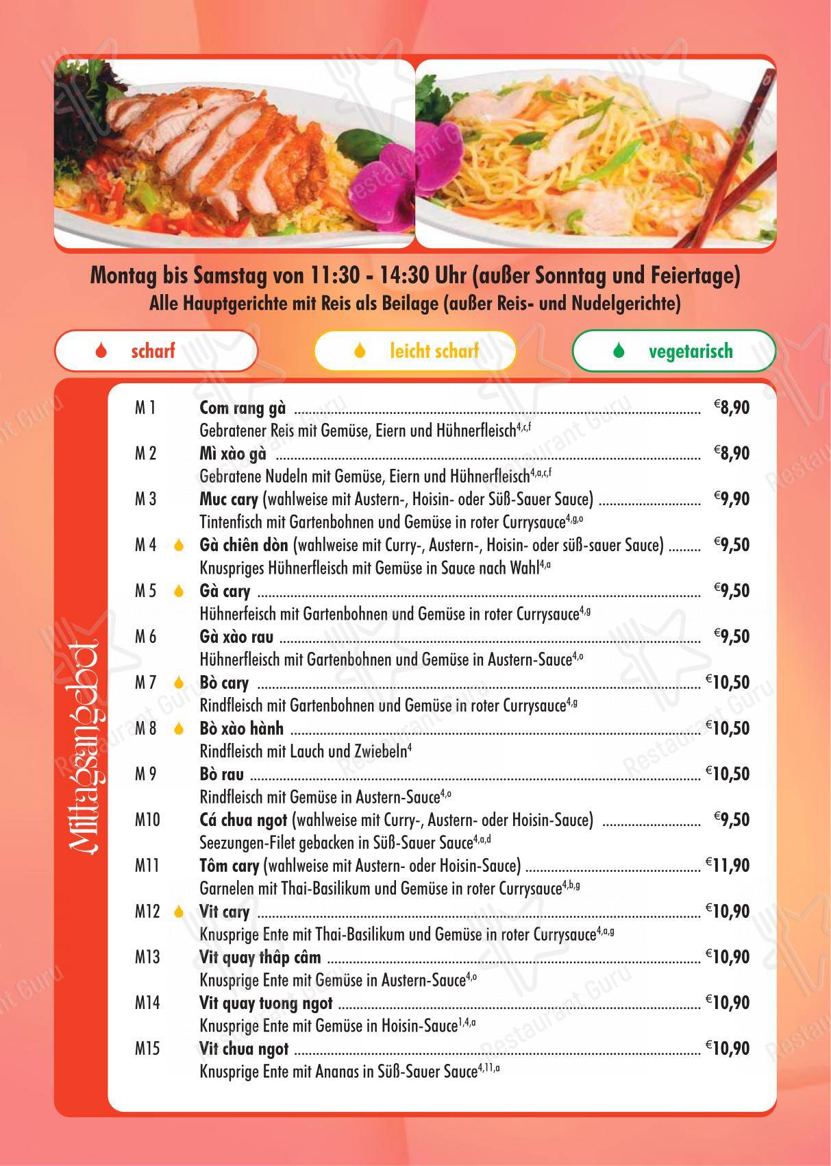 VanDo dans Erding - Menu