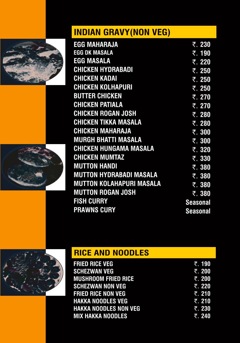 5C Resto Pub & Kitchen menu