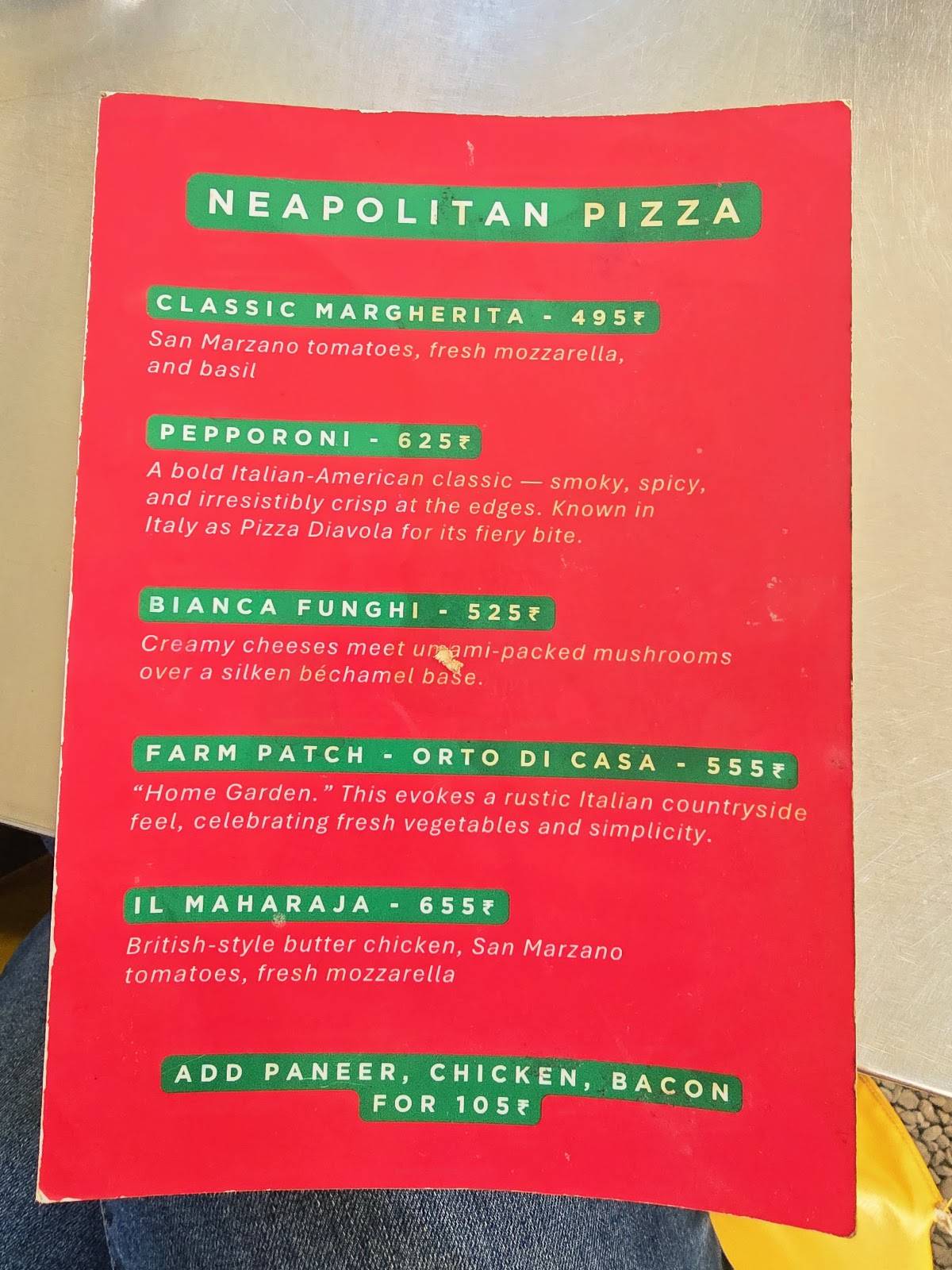 729 Grams Coffee Roasters menu