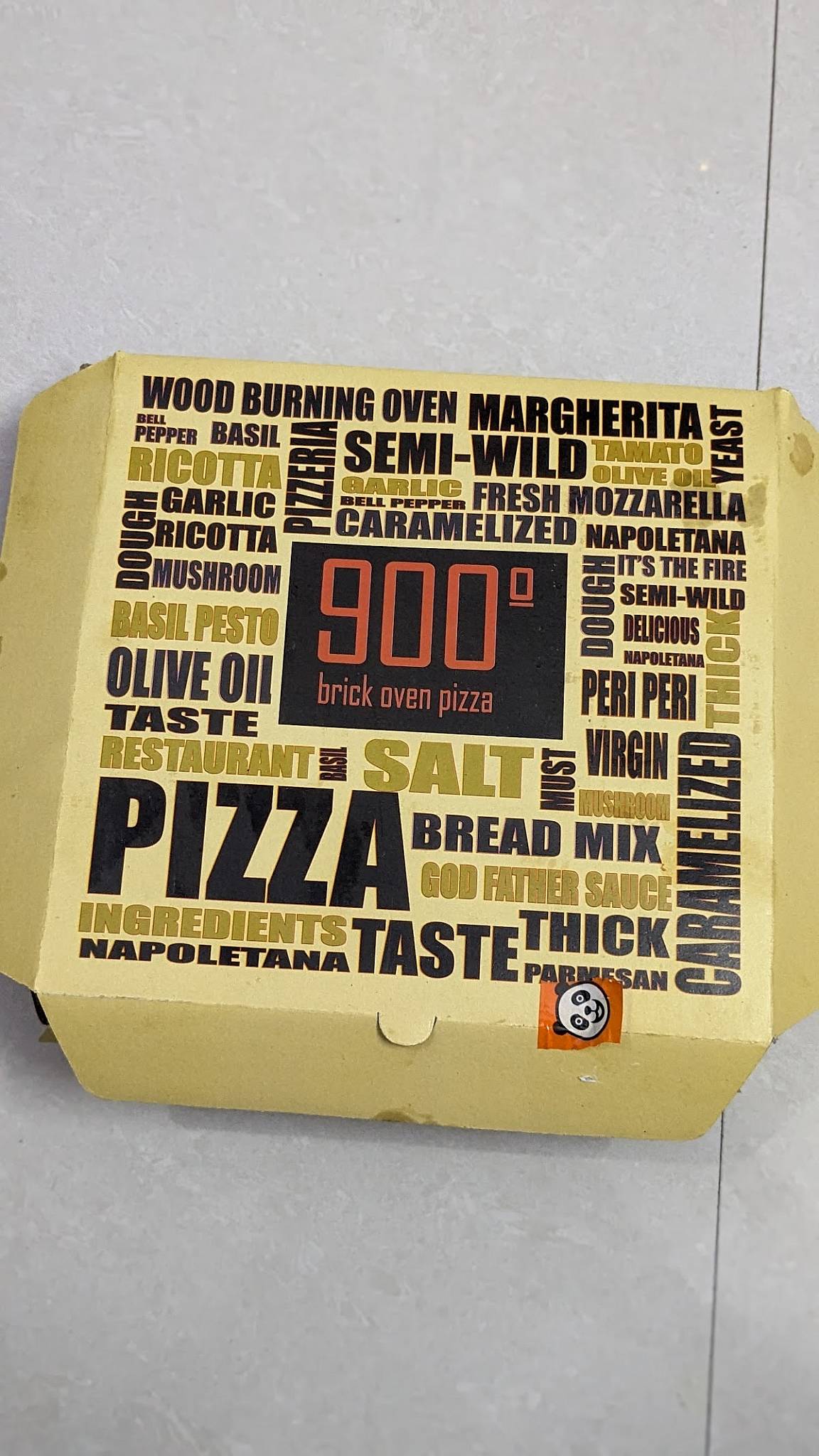 900 Degree Brick Oven Pizza - NOW OPEN menu