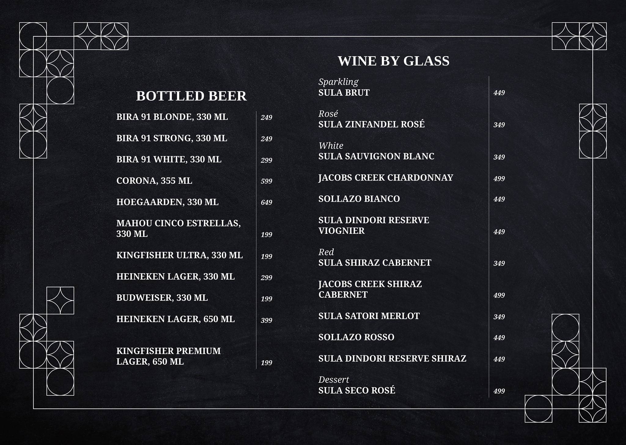 AIR, jüSTa Sajjangarh menu