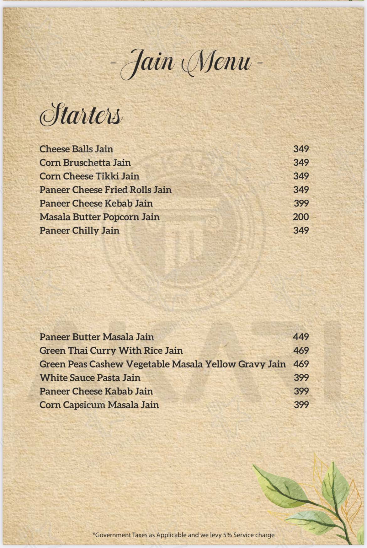 Check out the menu for AKARI - Lounge, Bar & Kitchen