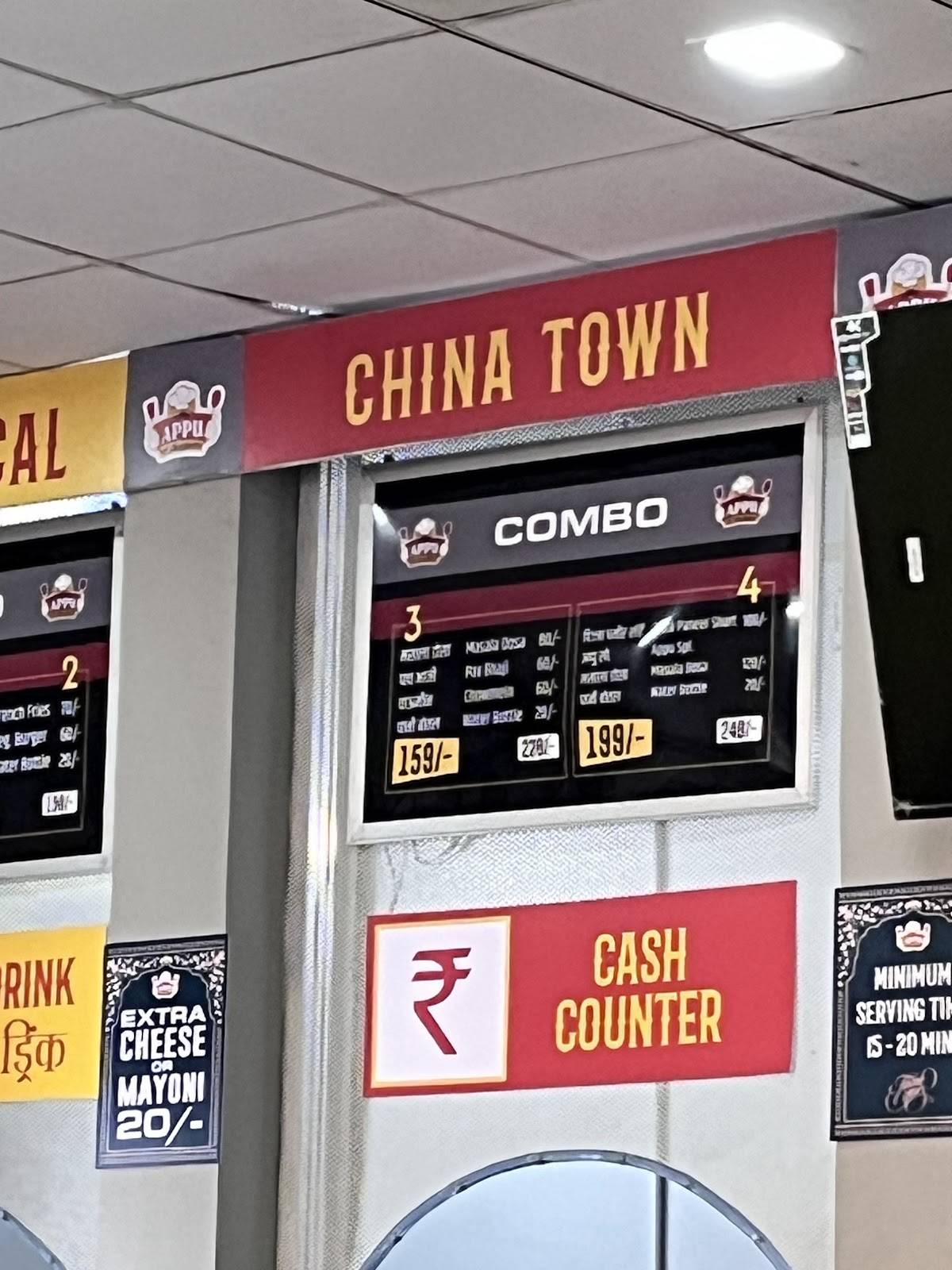 APPU di chaupati menu