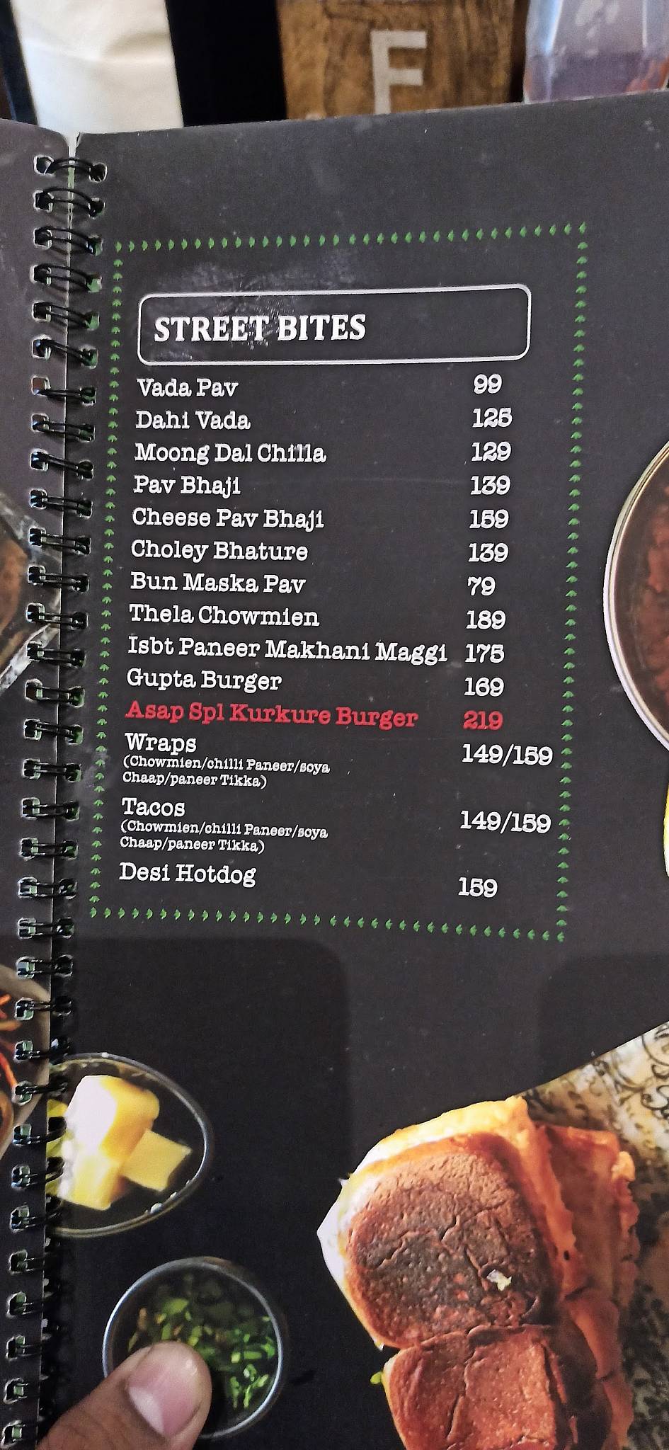 ASAP : As Spicy As Possible Indirapuram menu