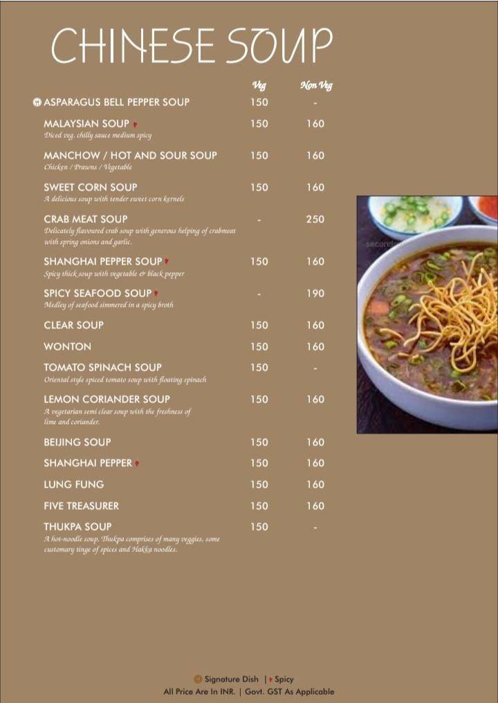 Abhinandan Dining Bar menu