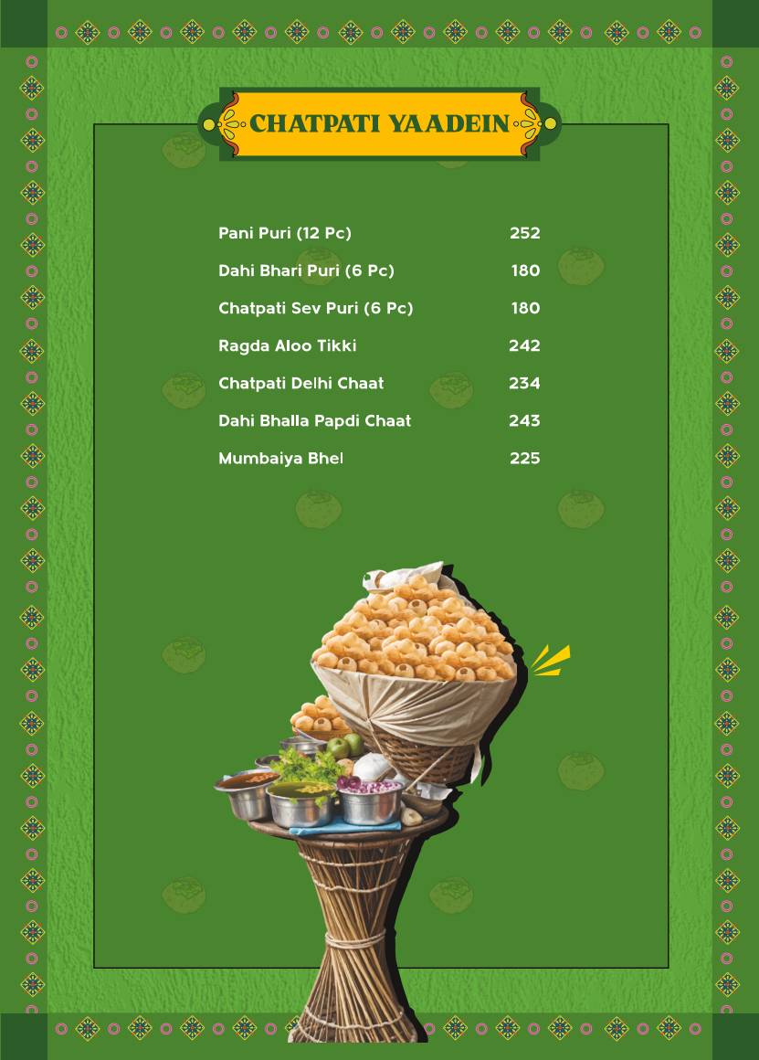 Rasila's Kitchen menu