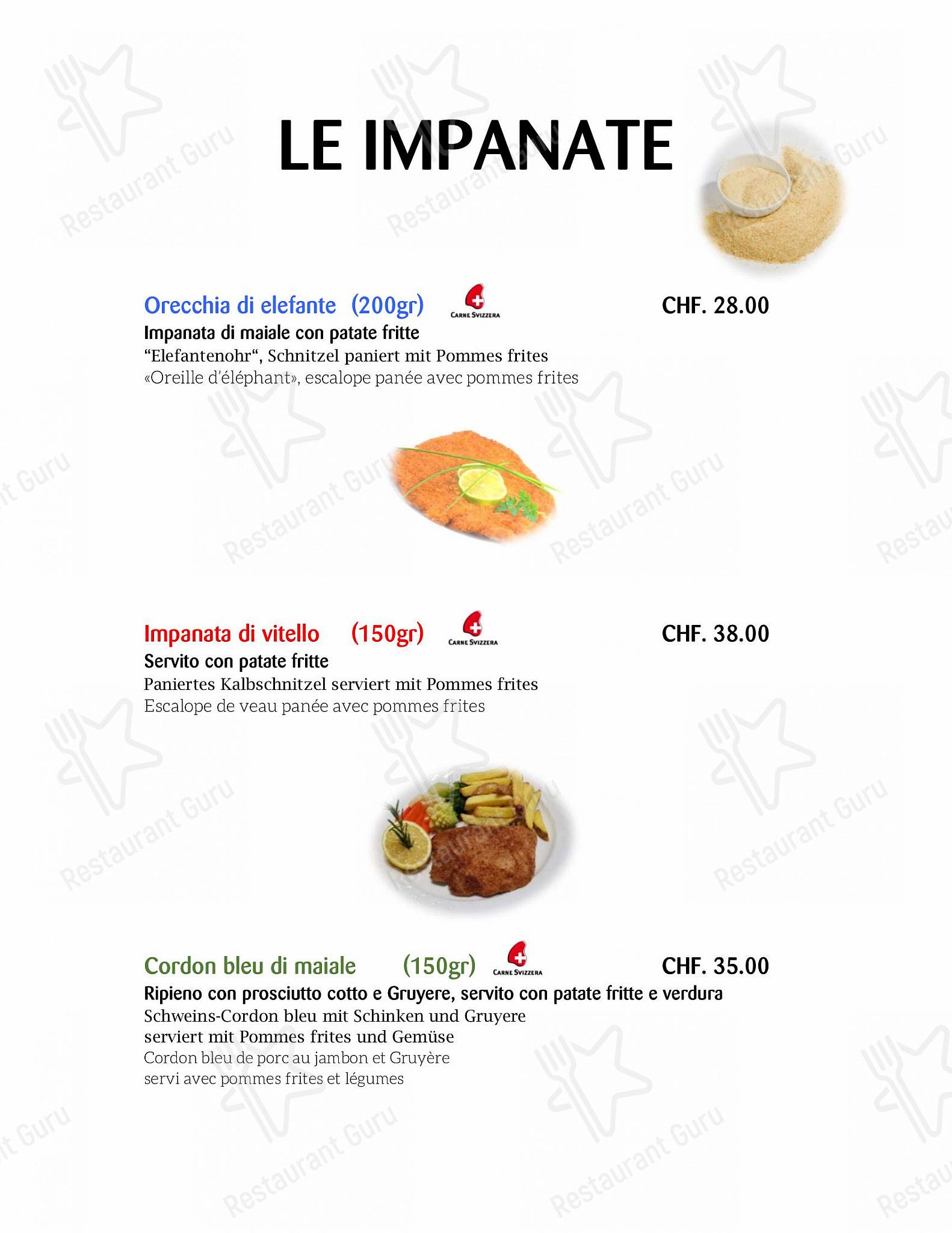 Al Giardinetto in Biasca - Коктейльная карта
