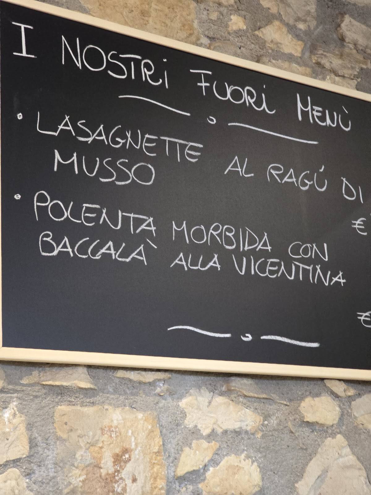 Menu di Al Ponte 