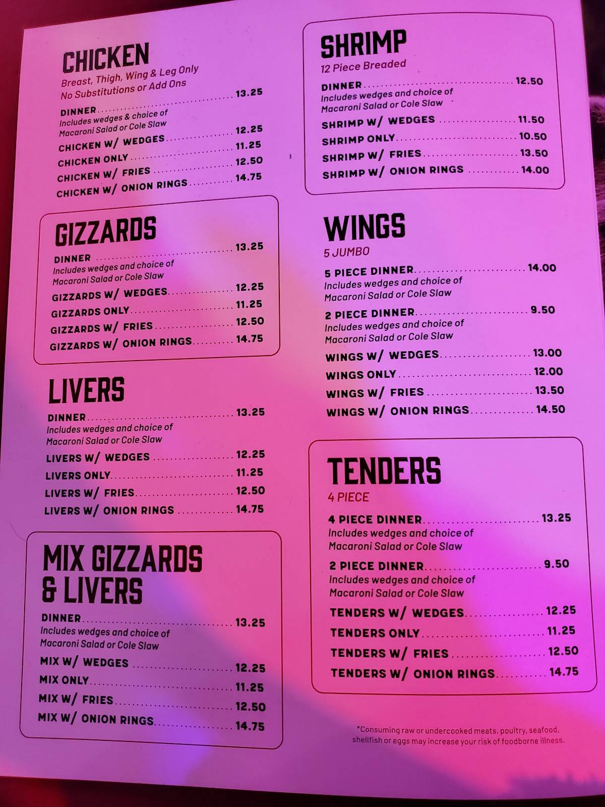 Menu at Alpine Inn pub & bar, Omaha