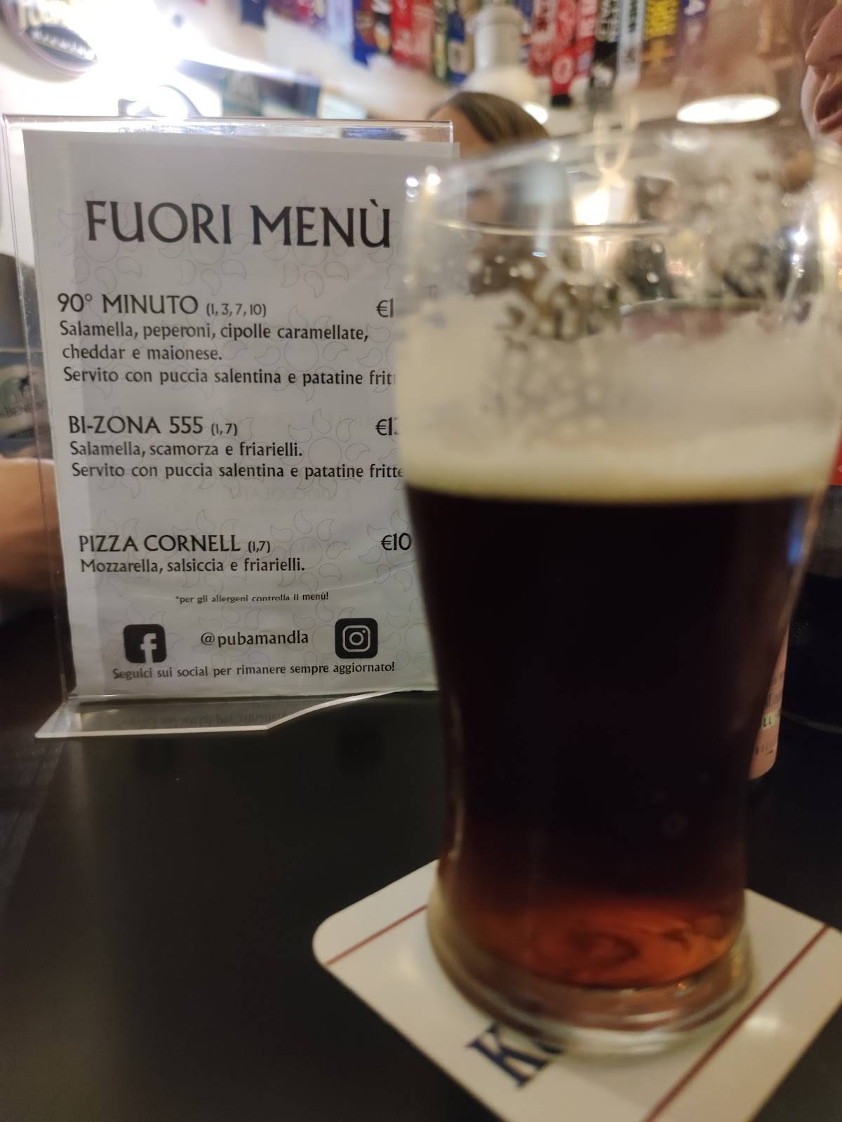 Menu di Amandla - Birreria con cucina 