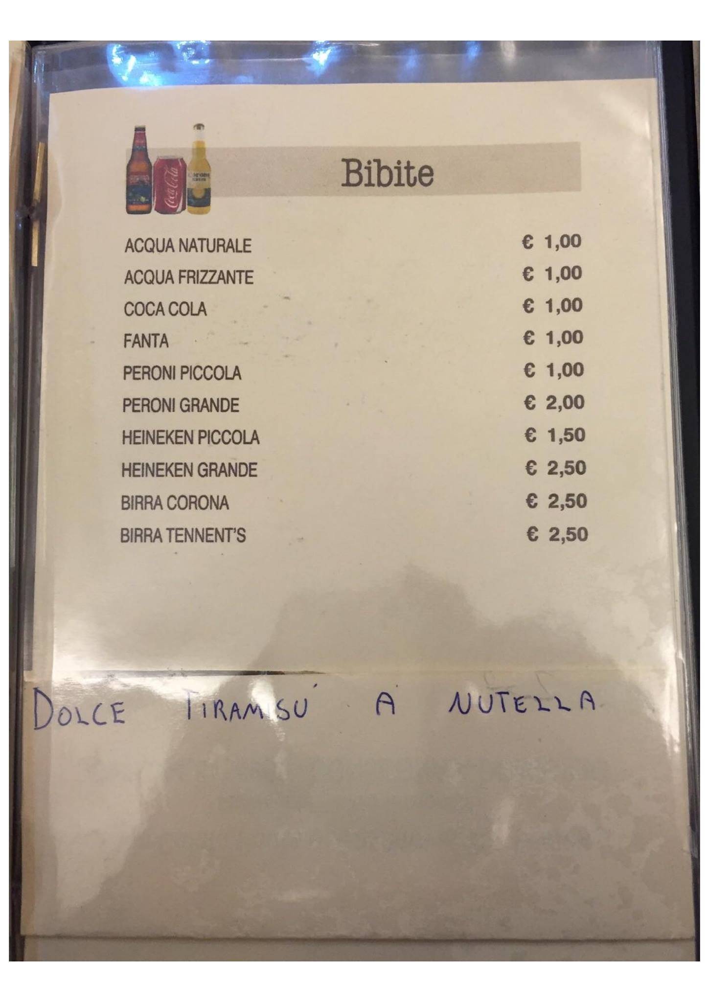 Menu di A'marenn 