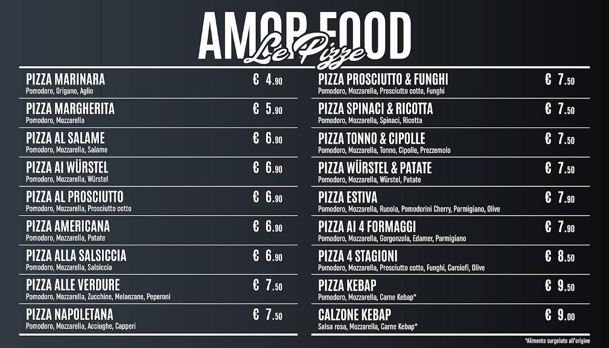 Menu di Amor Food 
