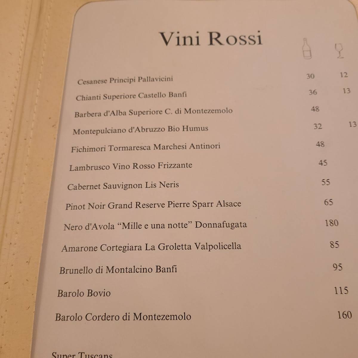 Menu di Angie’s Restaurant 