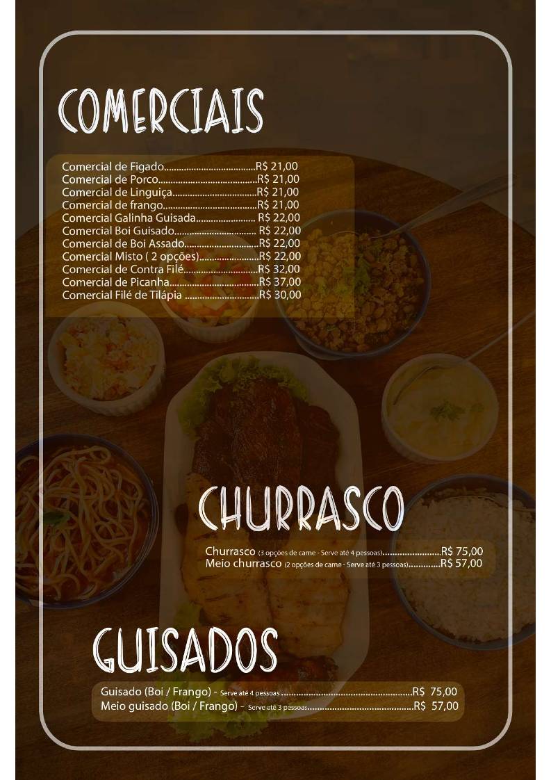 Restaurante e Pizzaria Doce Café cardápio