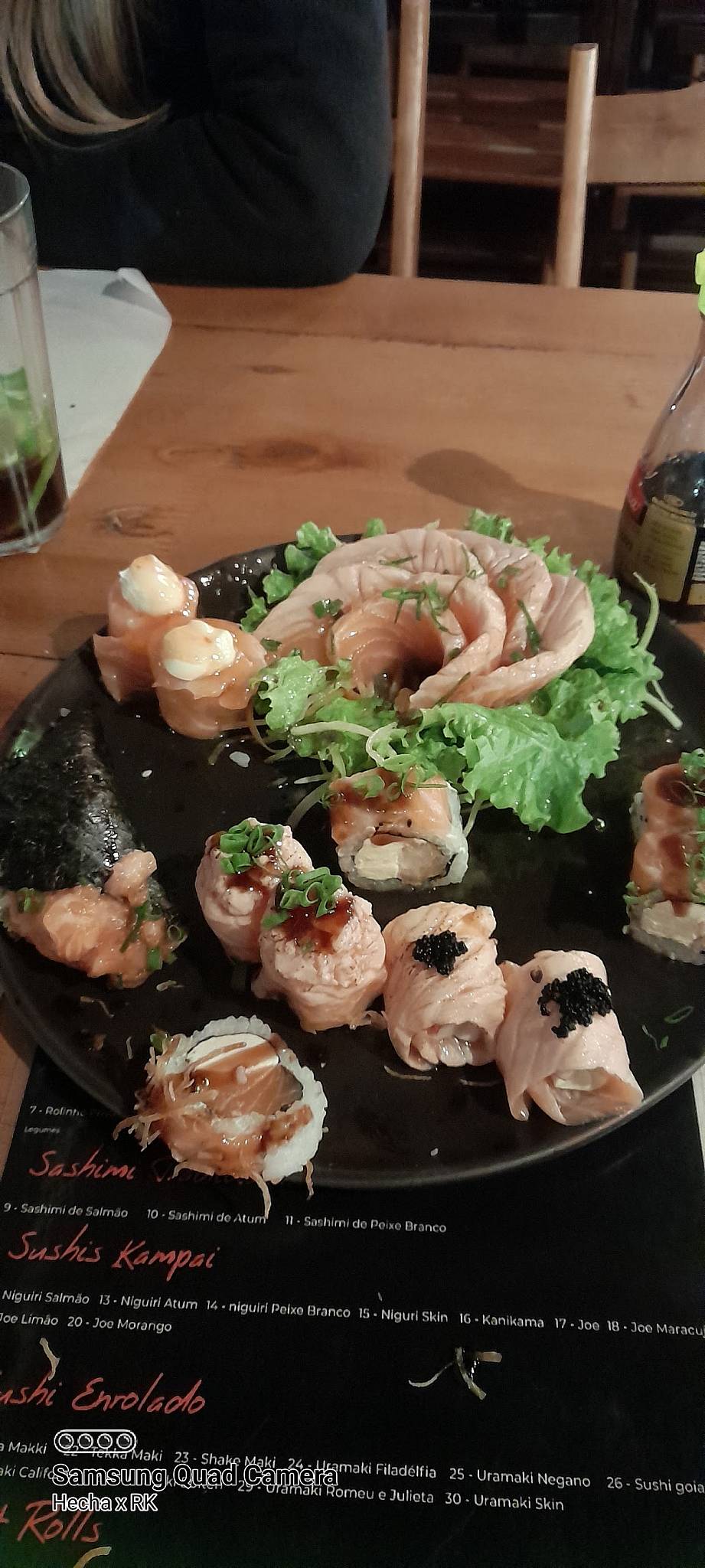 Kampai Sushi cardápio