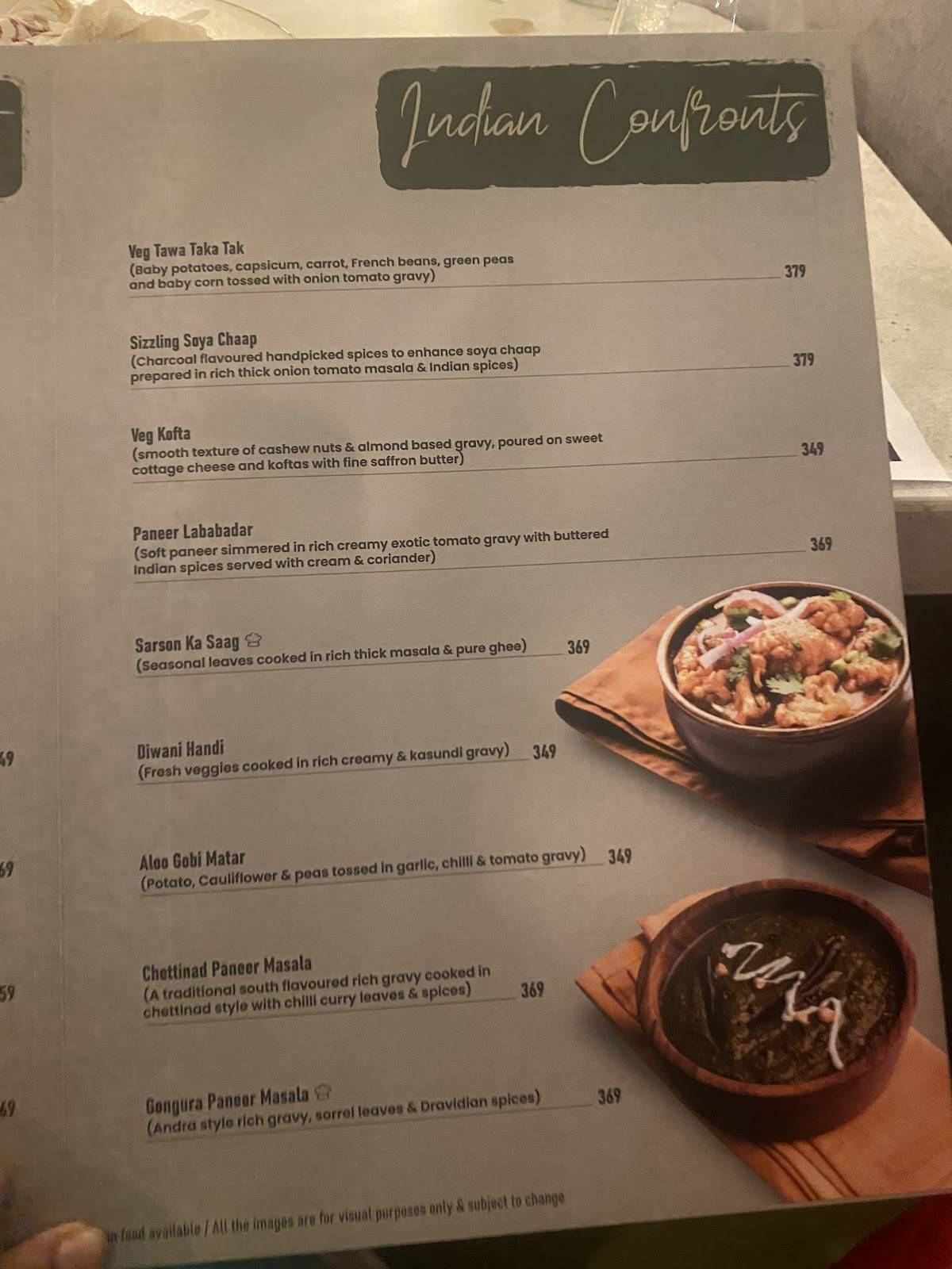 Aroma Pure Veg Restaurant menu