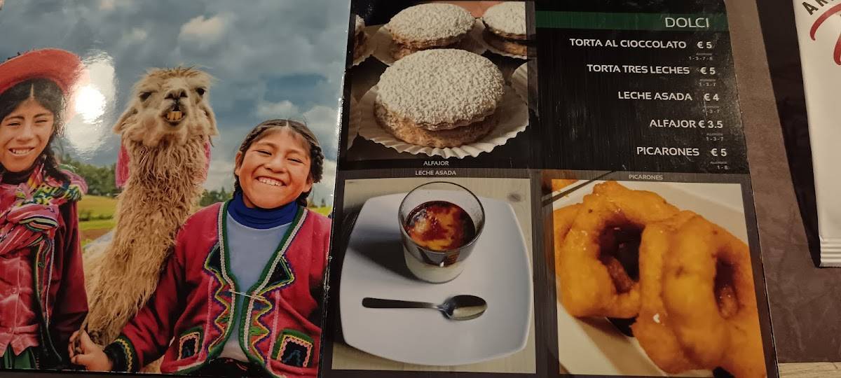 Menu di Arriba Perú 