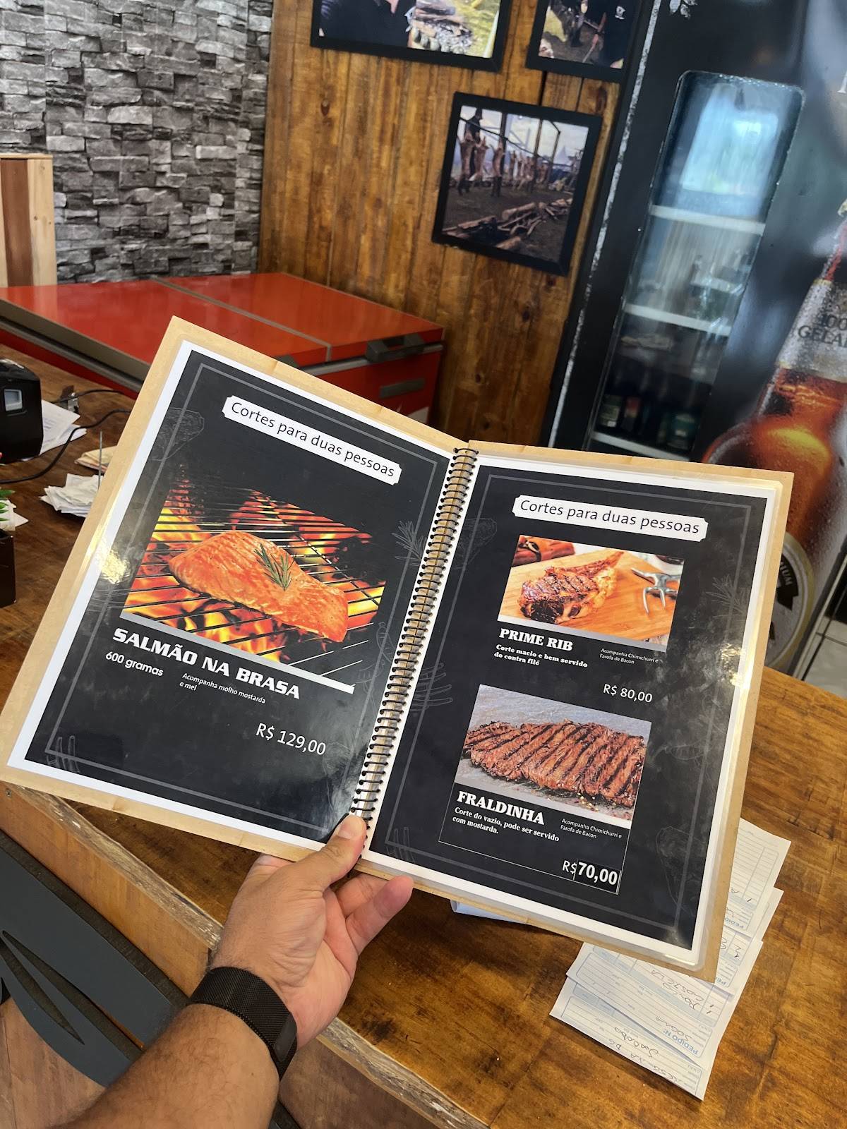Assados Tinti - stakehouse cardápio