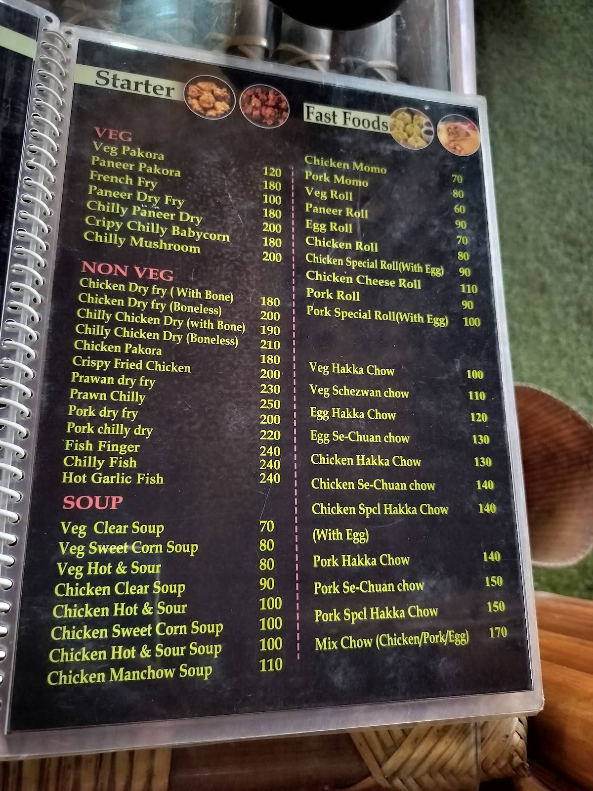 Assam Kitchen menu